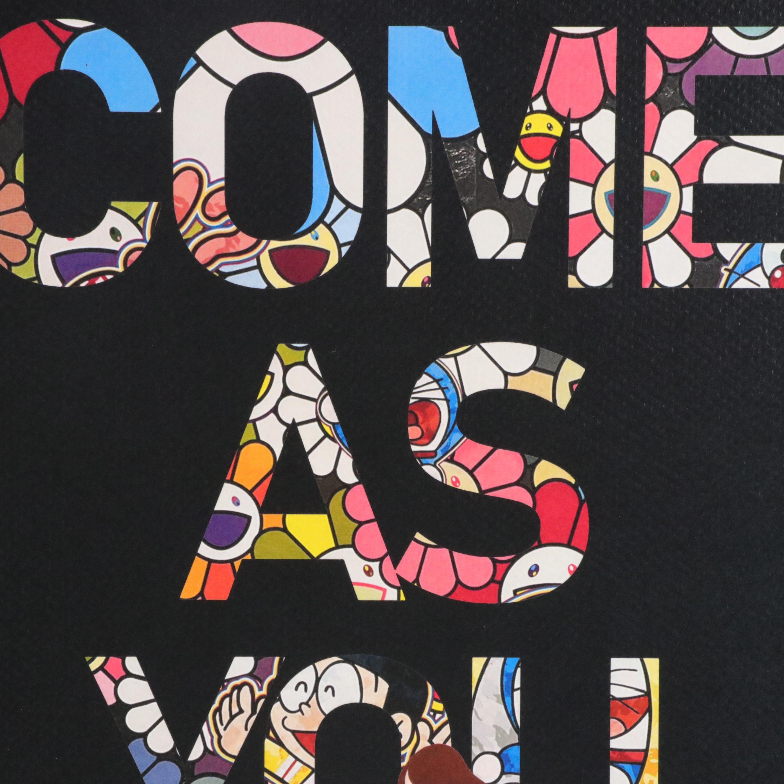 Death NYC Pop Art Digital Graphic Print Featuring Murakami "Come As You Are"