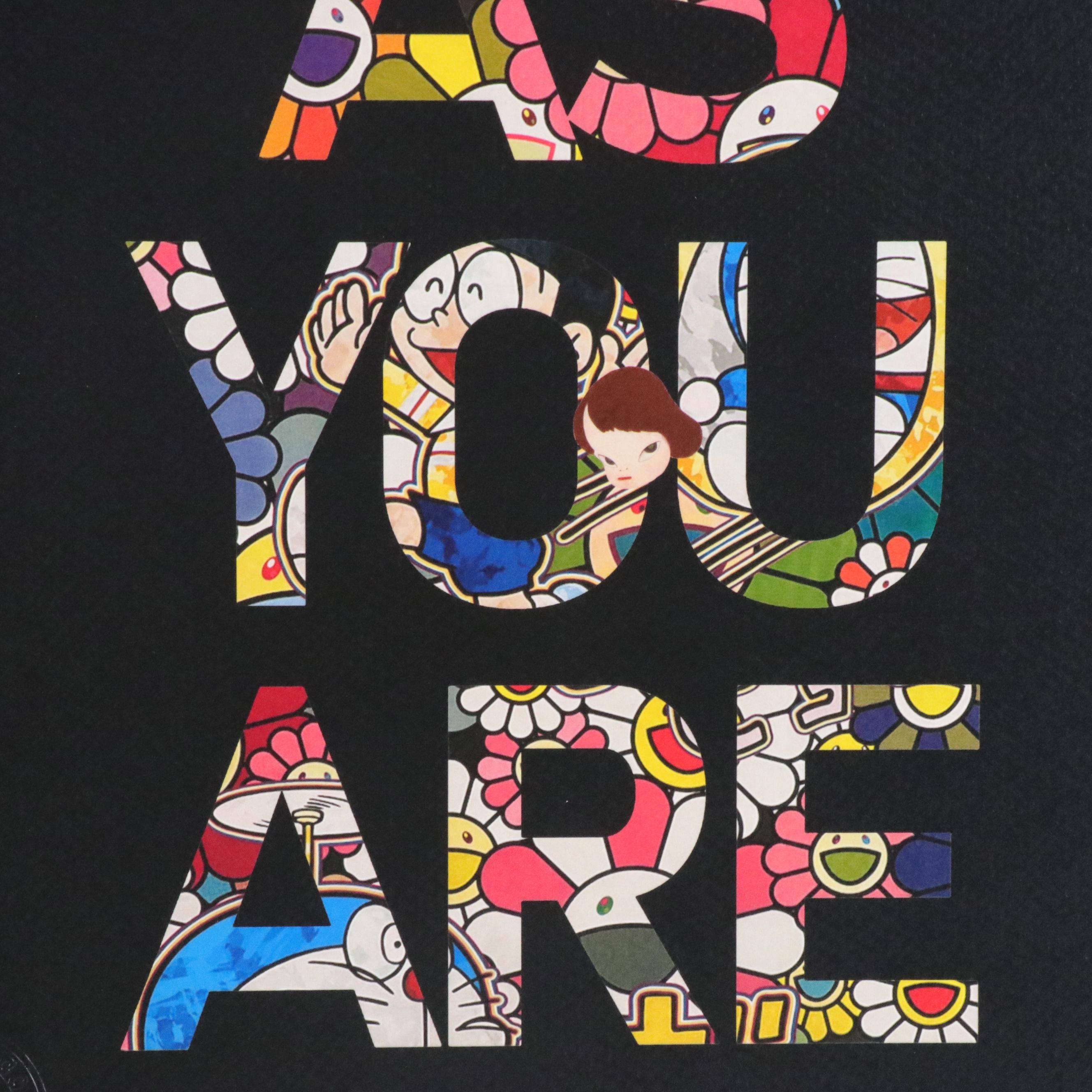 Death NYC Pop Art Digital Graphic Print Featuring Murakami "Come As You Are"
