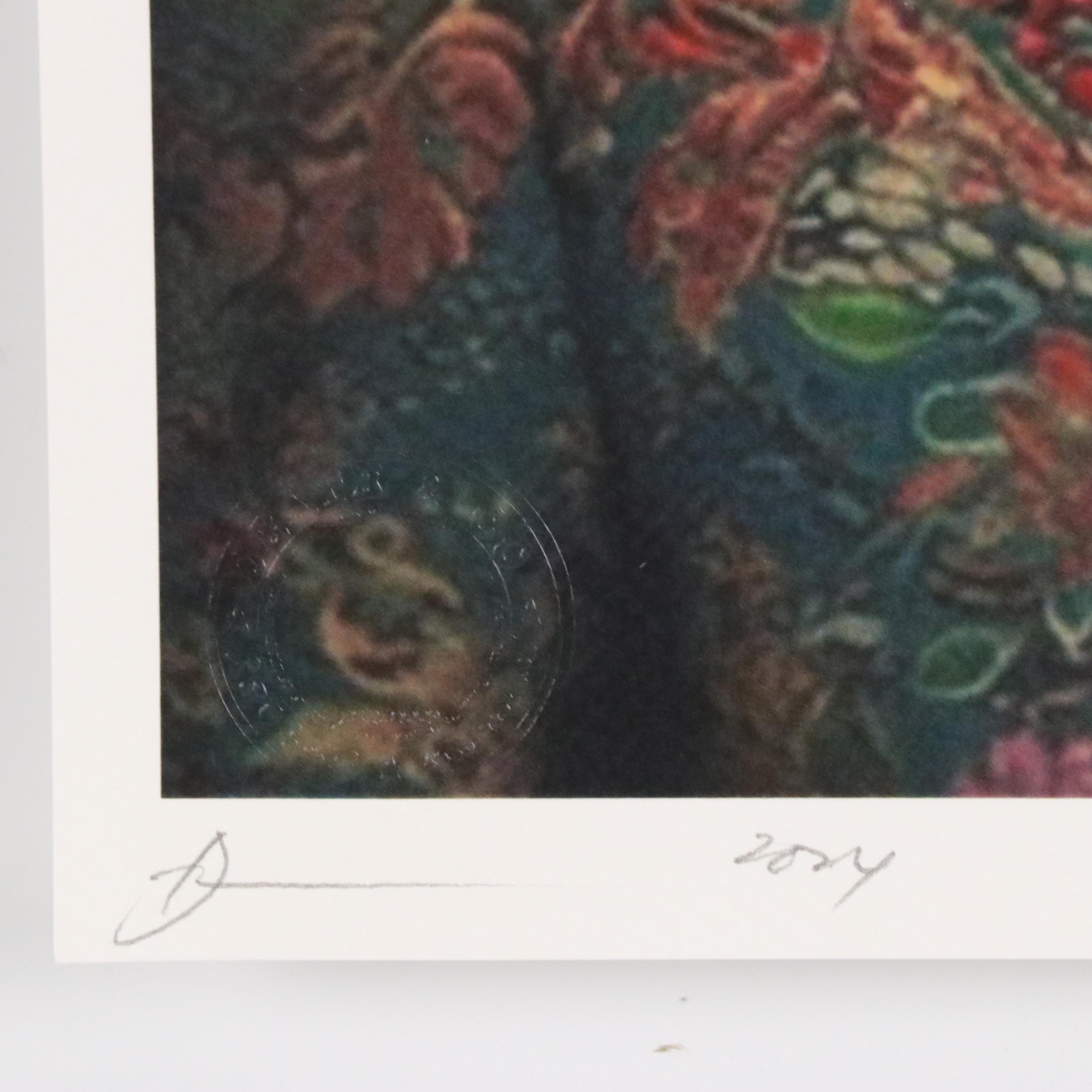 Death NYC Pop Art Digital Graphic Print Featuring Gucci Cat x Graffiti, 2024