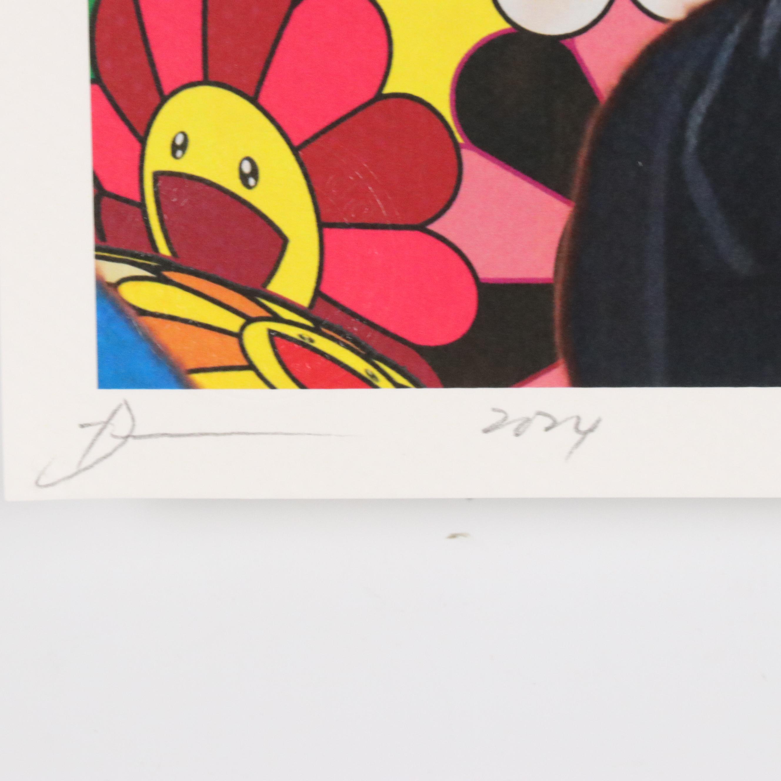 Death NYC Pop Art Digital Graphic Print Featuring Murakami x French Bulldog