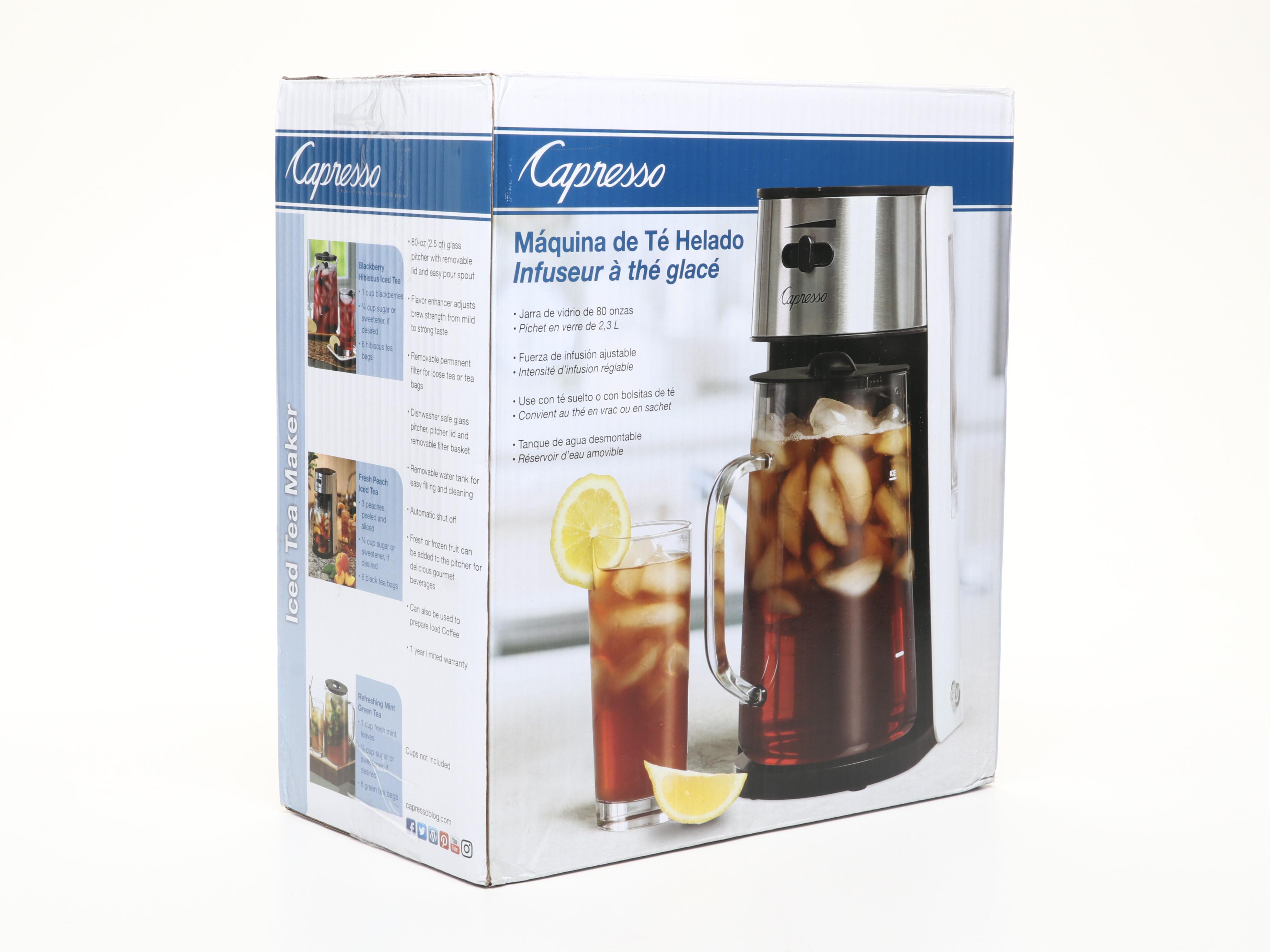 BulbHead Egg Sitter Elasta-Core Support Cushions with Capresso Iced Tea Maker