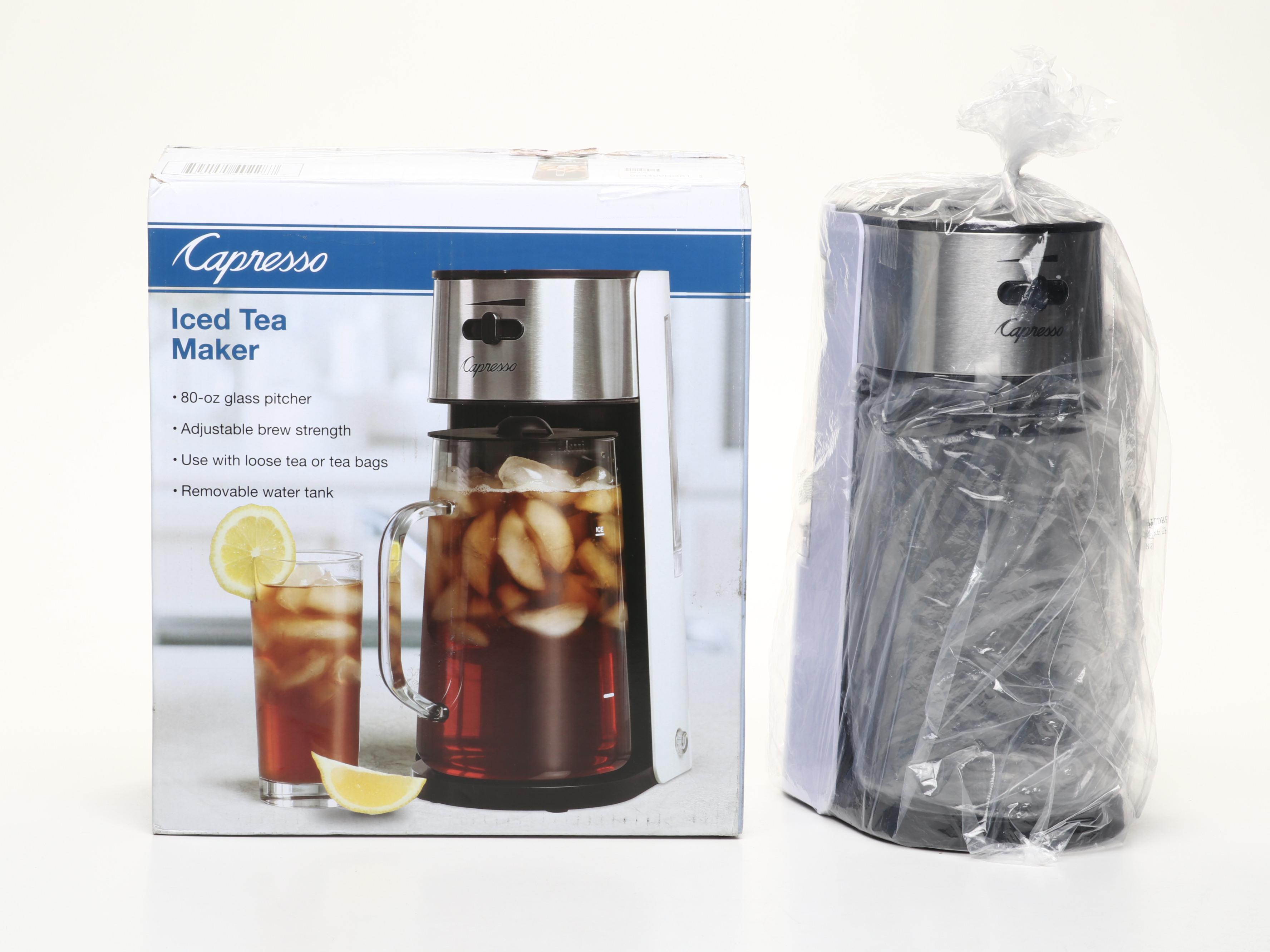 BulbHead Egg Sitter Elasta-Core Support Cushions with Capresso Iced Tea Maker