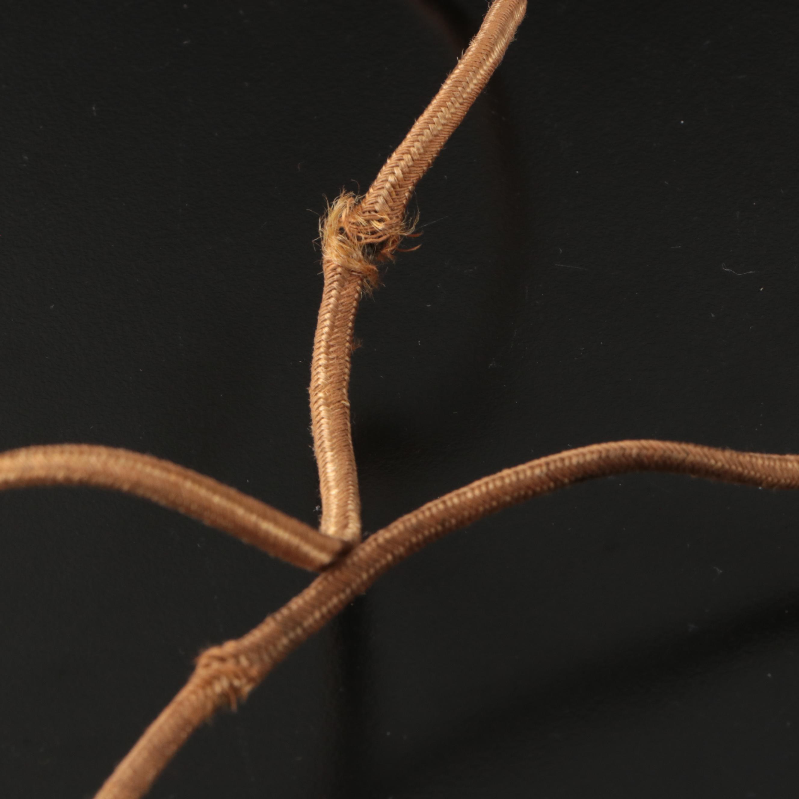 Art Deco Style Pressed Glass Boudoir Lamp with Powder Jar and Pen Holder