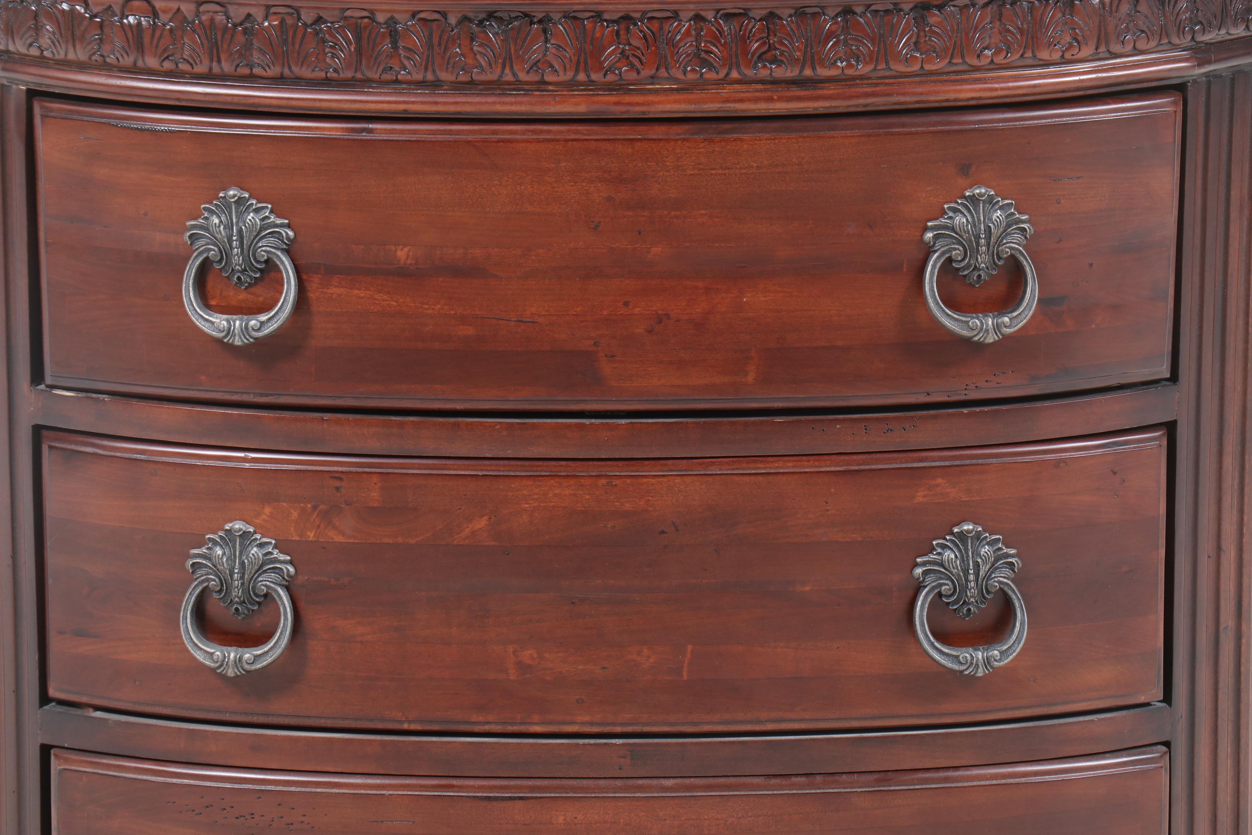 Classical Style Cherrywood Three-Drawer Chest