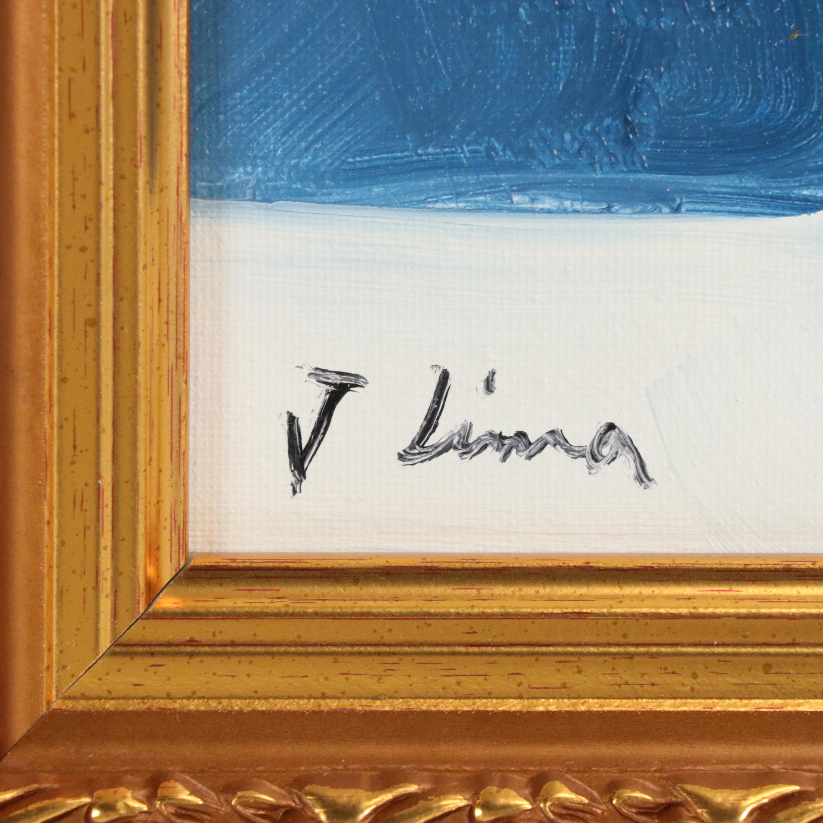 José M. Lima Floral Still Life Oil Painting, 2025