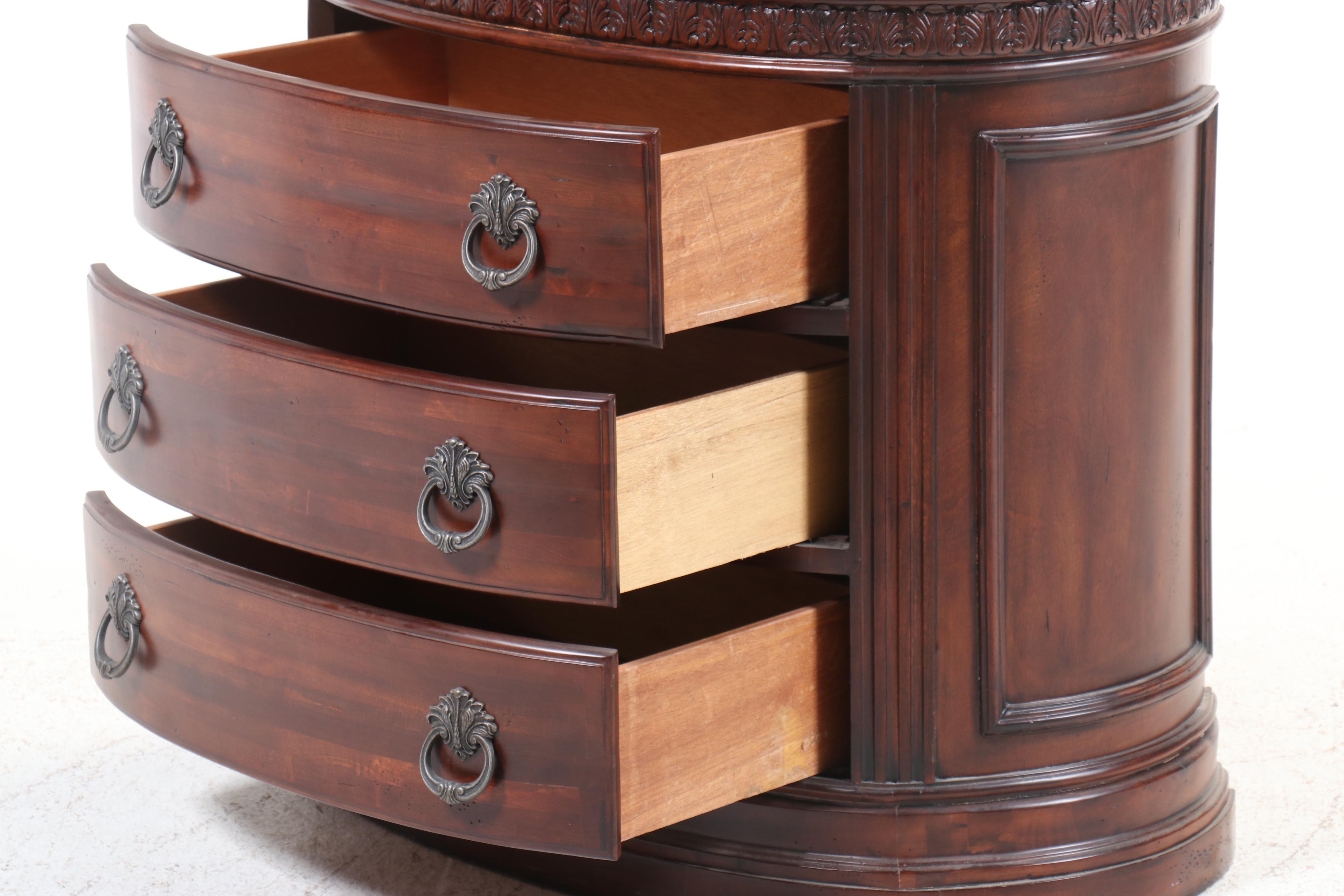Classical Style Cherrywood Three-Drawer Chest