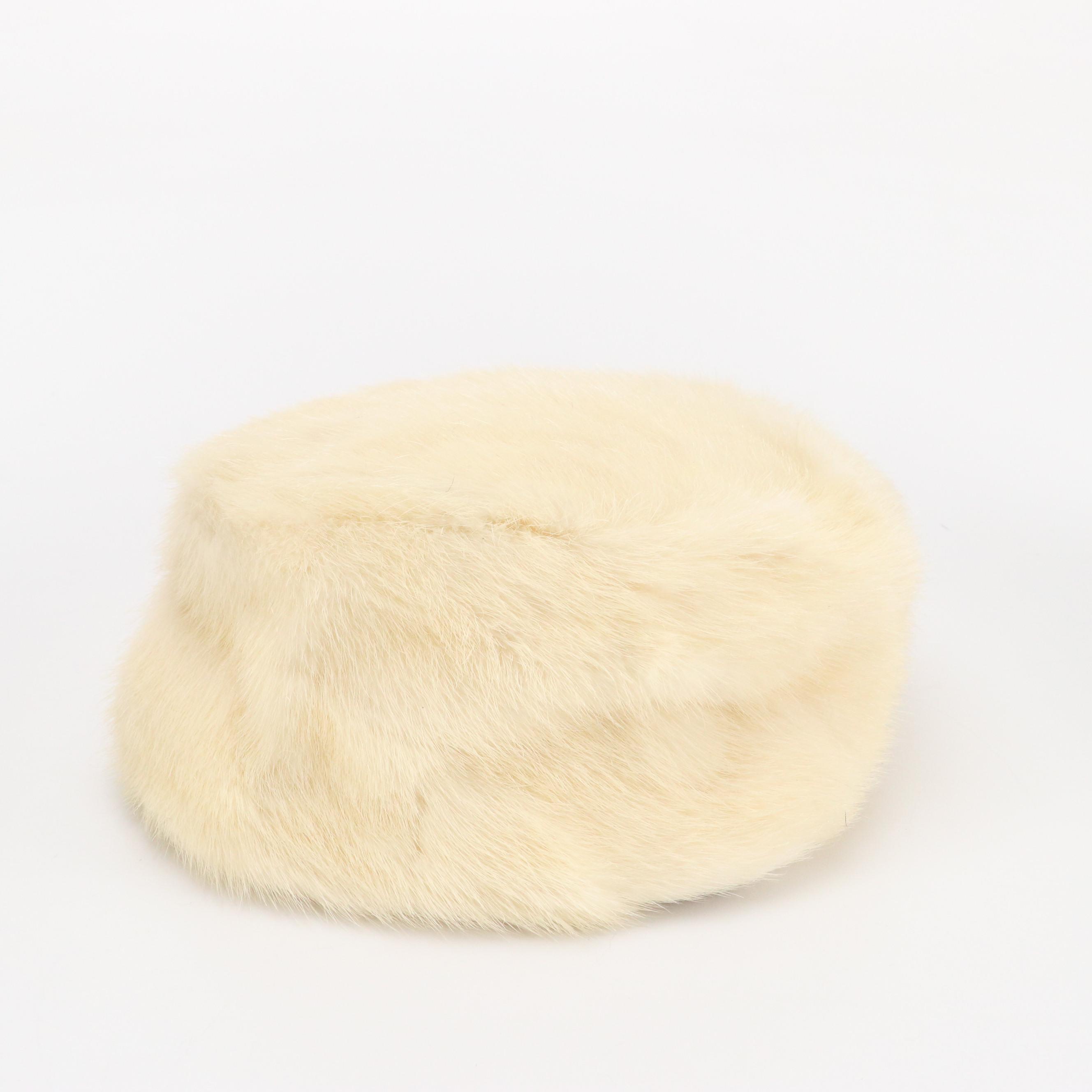 Vintage Mink Fur Pillbox Hats and Fascinator from Valerie and Neusteters & More