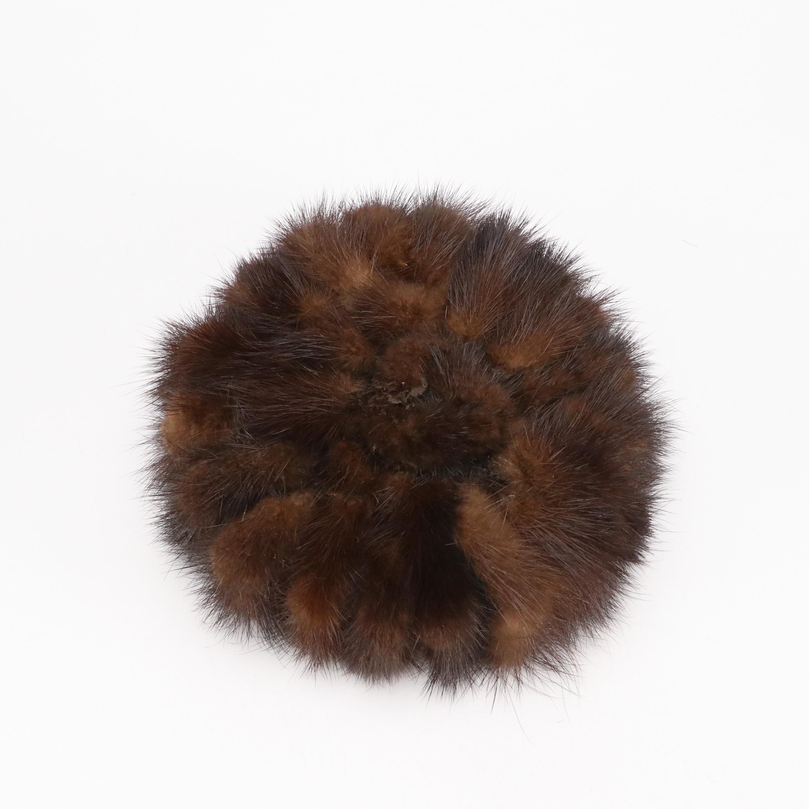 Vintage Mink Fur Pillbox Hats and Fascinator from Valerie and Neusteters & More
