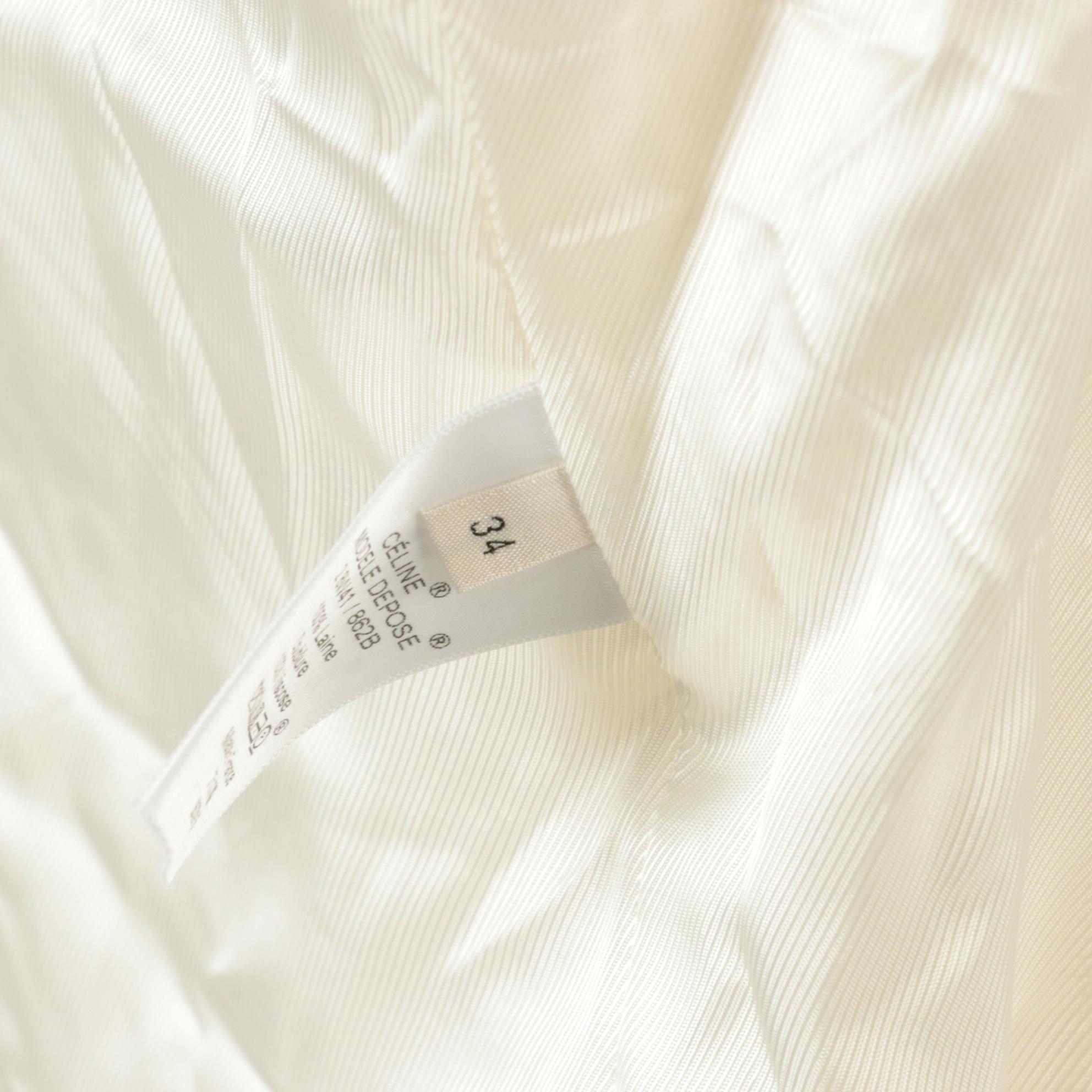 Céline Oversized Blazer in Ivory Wool