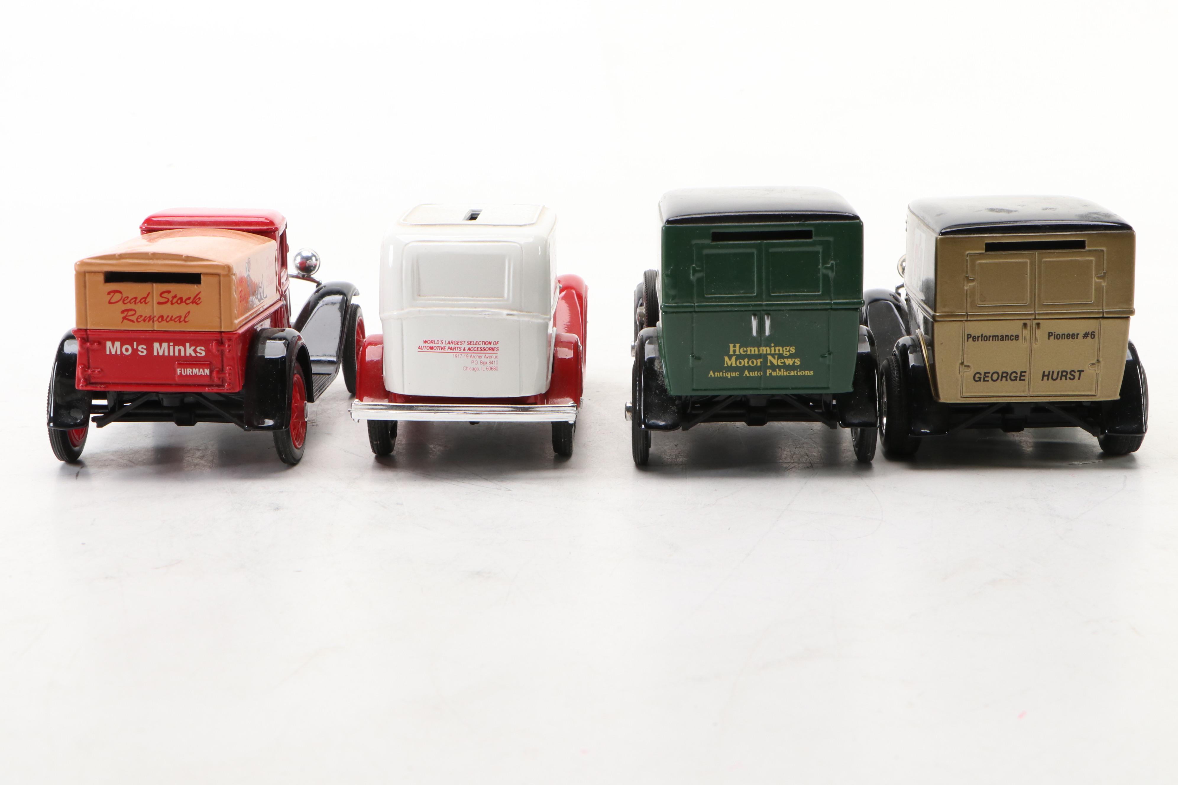 Ertl, Liberty Classics, and Other Ford Model A Diecast Coin Banks