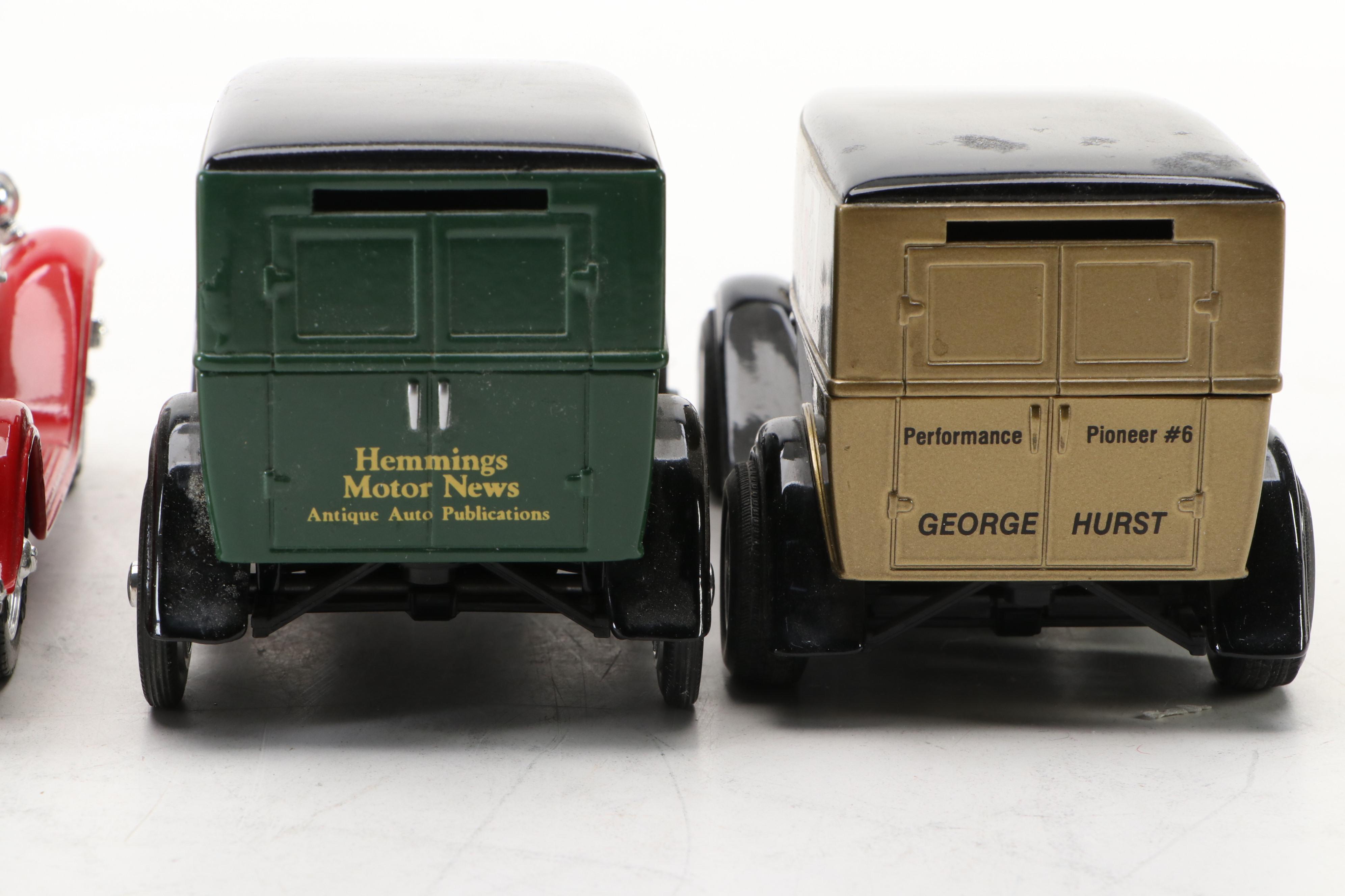 Ertl, Liberty Classics, and Other Ford Model A Diecast Coin Banks