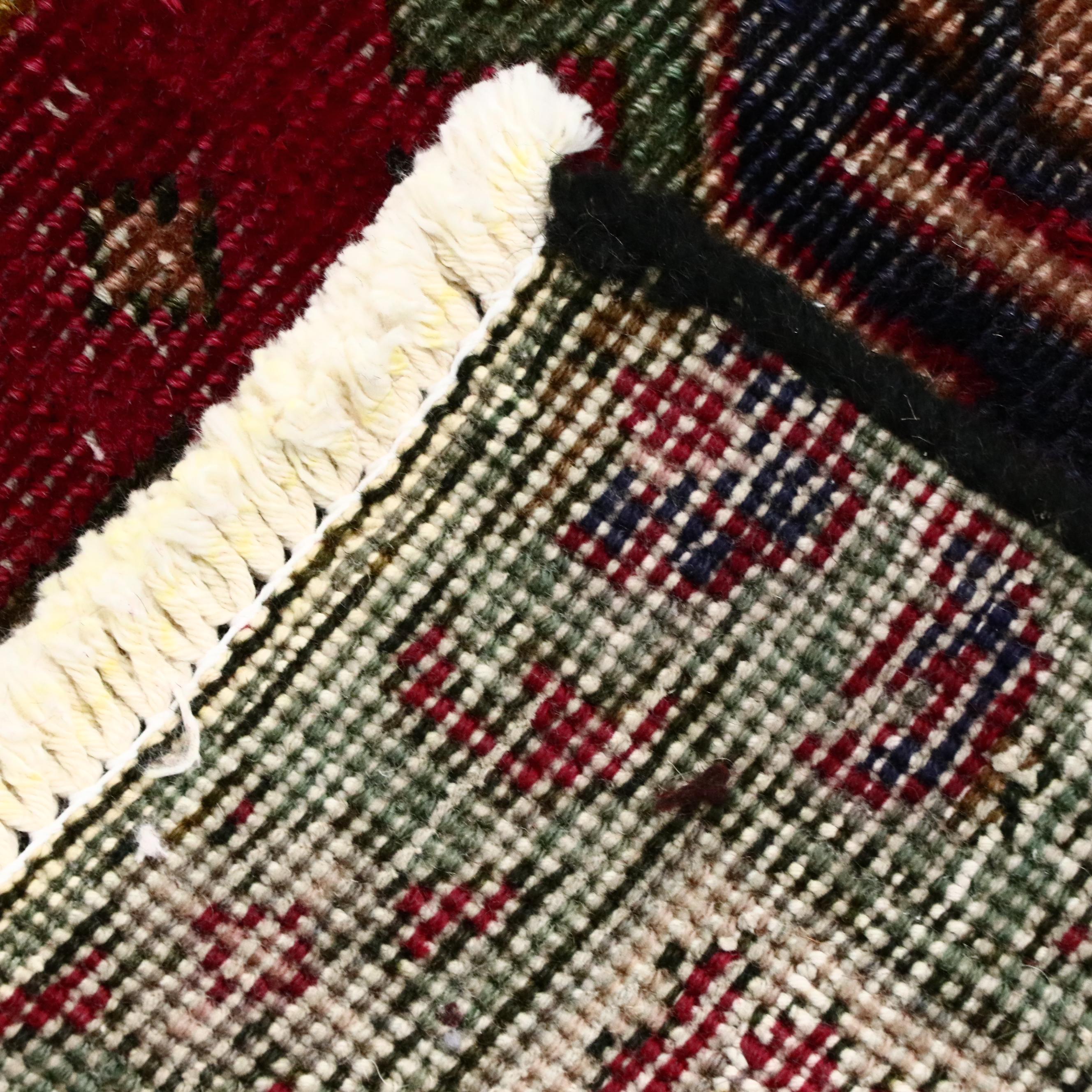 7'10 x 11'1 Hand-Knotted Persian Heriz Area Rug