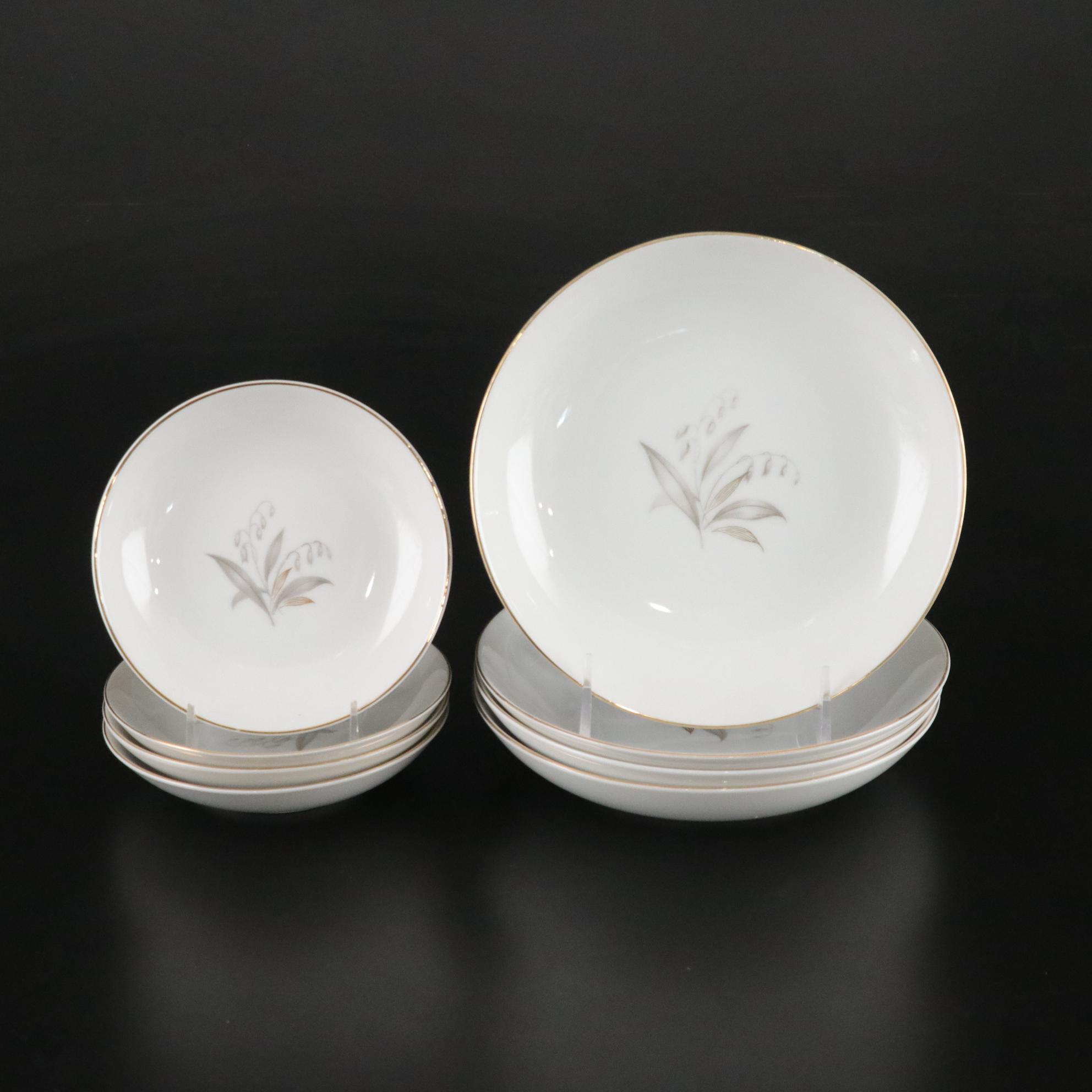 Kaysons "Golden Rhapsody" Gilded Dinnerware, Place Setting for Four, 1961