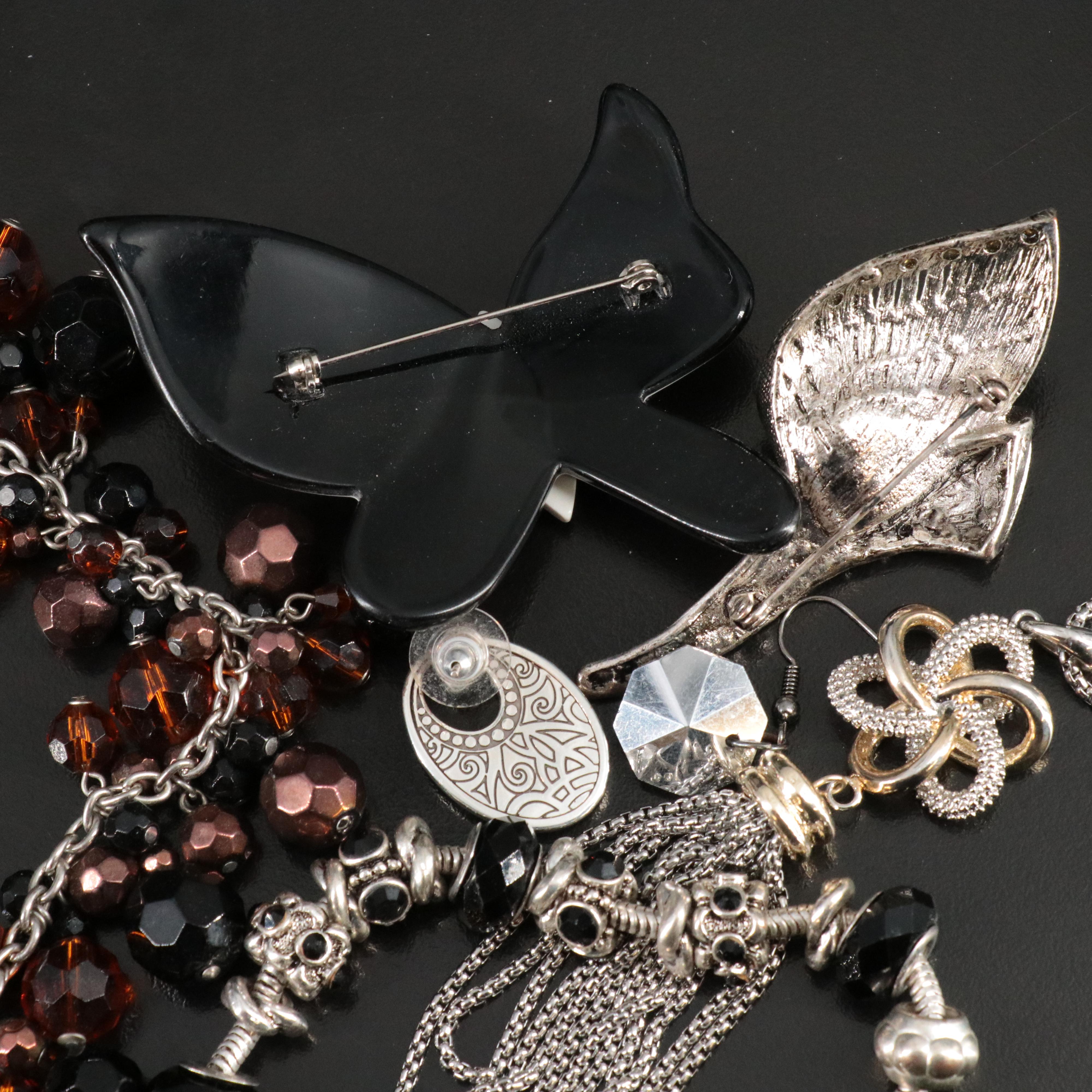 Rhinestone, Glass and Resin Jewelry Collection Featuring FORNASH