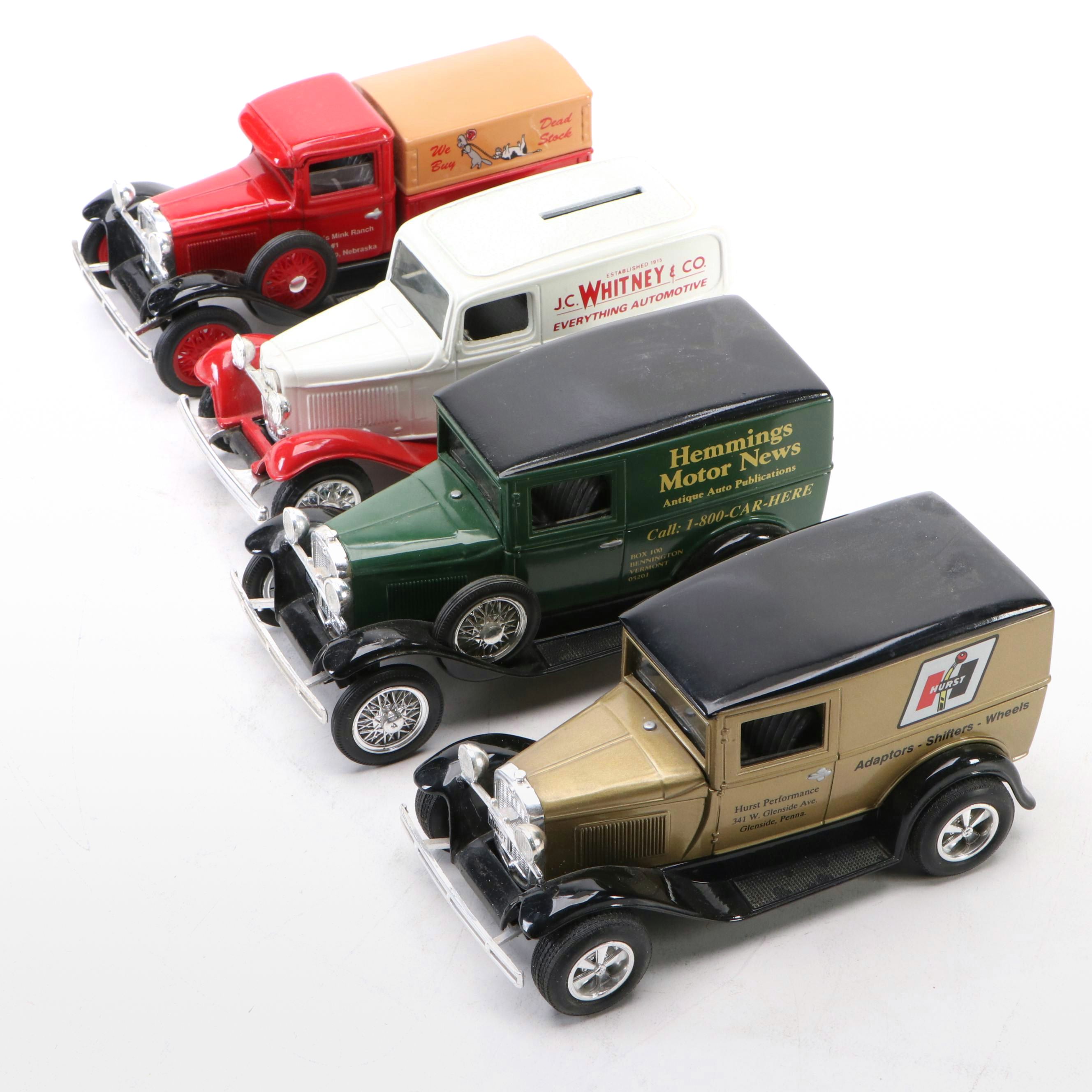 Ertl, Liberty Classics, and Other Ford Model A Diecast Coin Banks