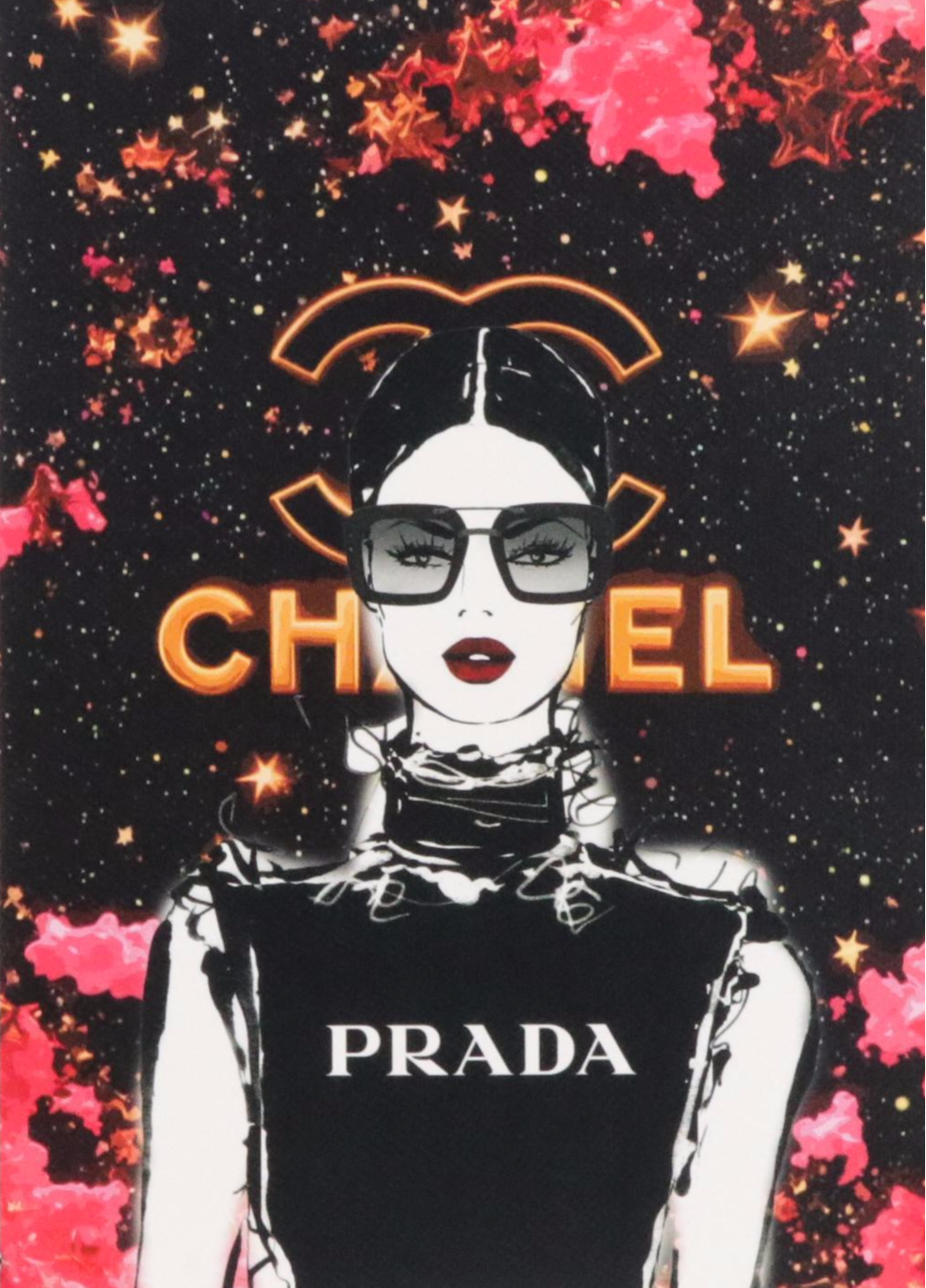 Death NYC Pop Art Graphic Print Chanel x Prada, 2024
