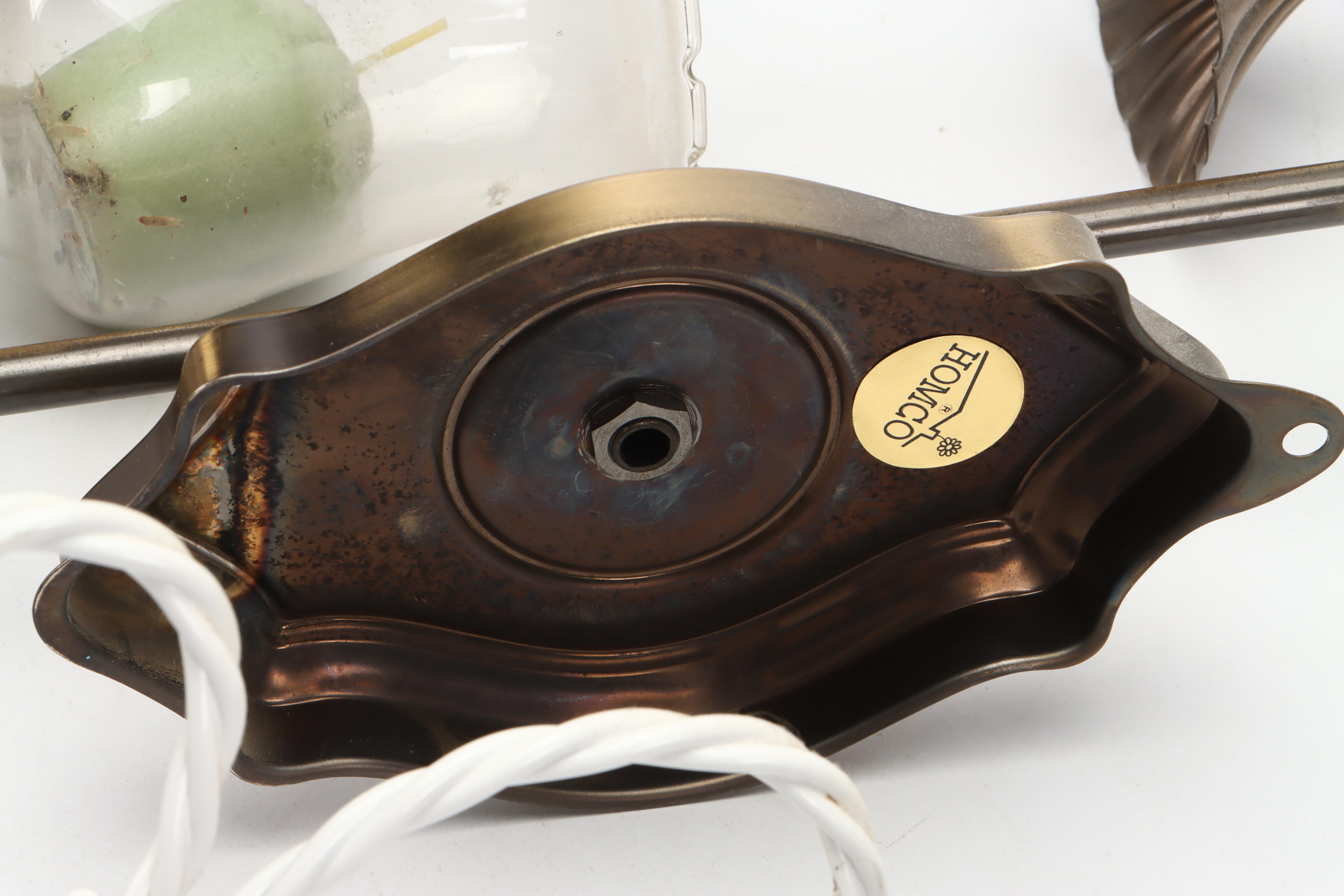 Homeco Brass, Home Interiors Wooden, and Other Wall Sconces with Wax Candles