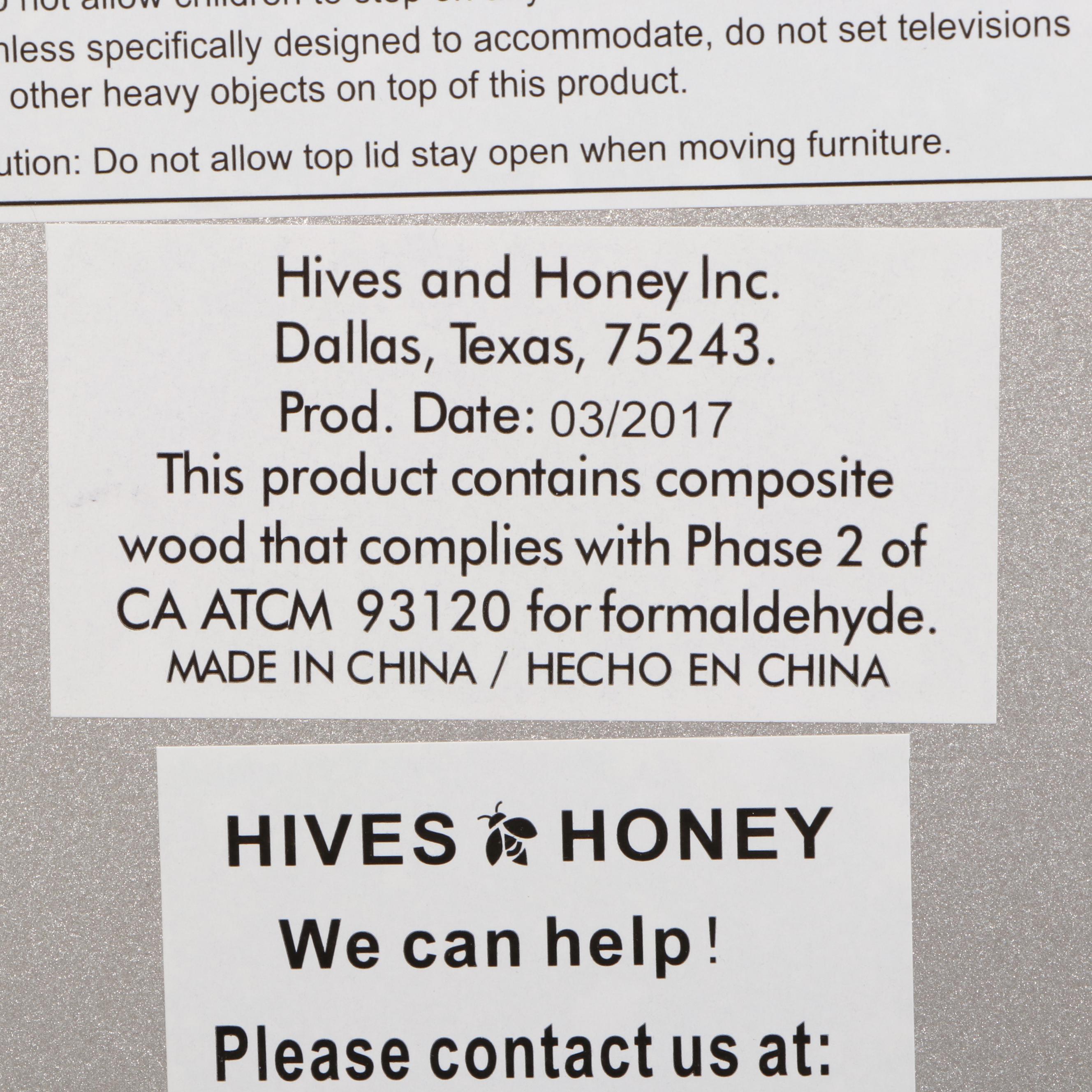 Hives and Honey Art Deco Style Mirrored Front Jewelry Chests