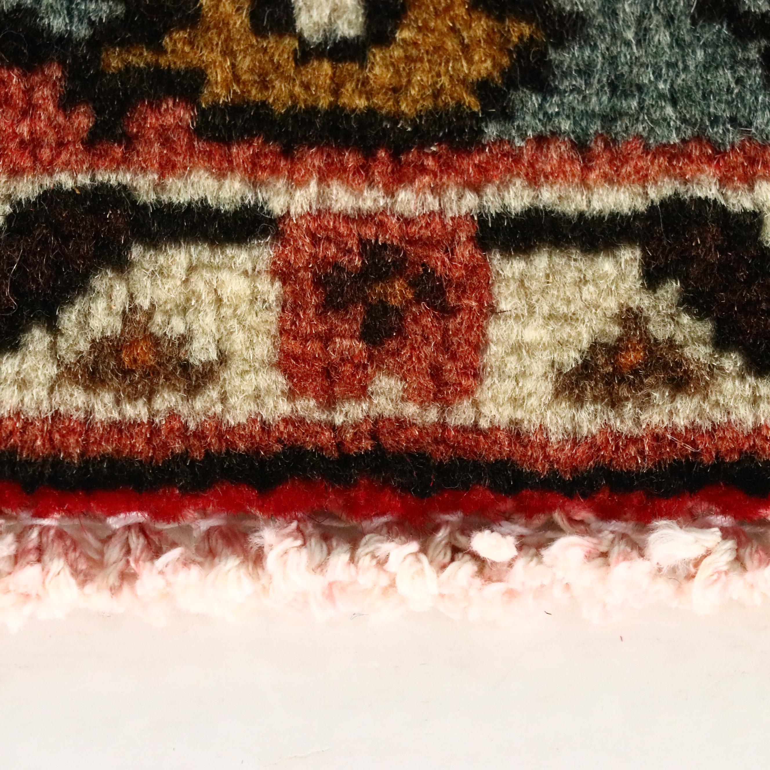 2'2 x 2'3 Hand-Knotted Northwest Persian Pictorial Accent Rug