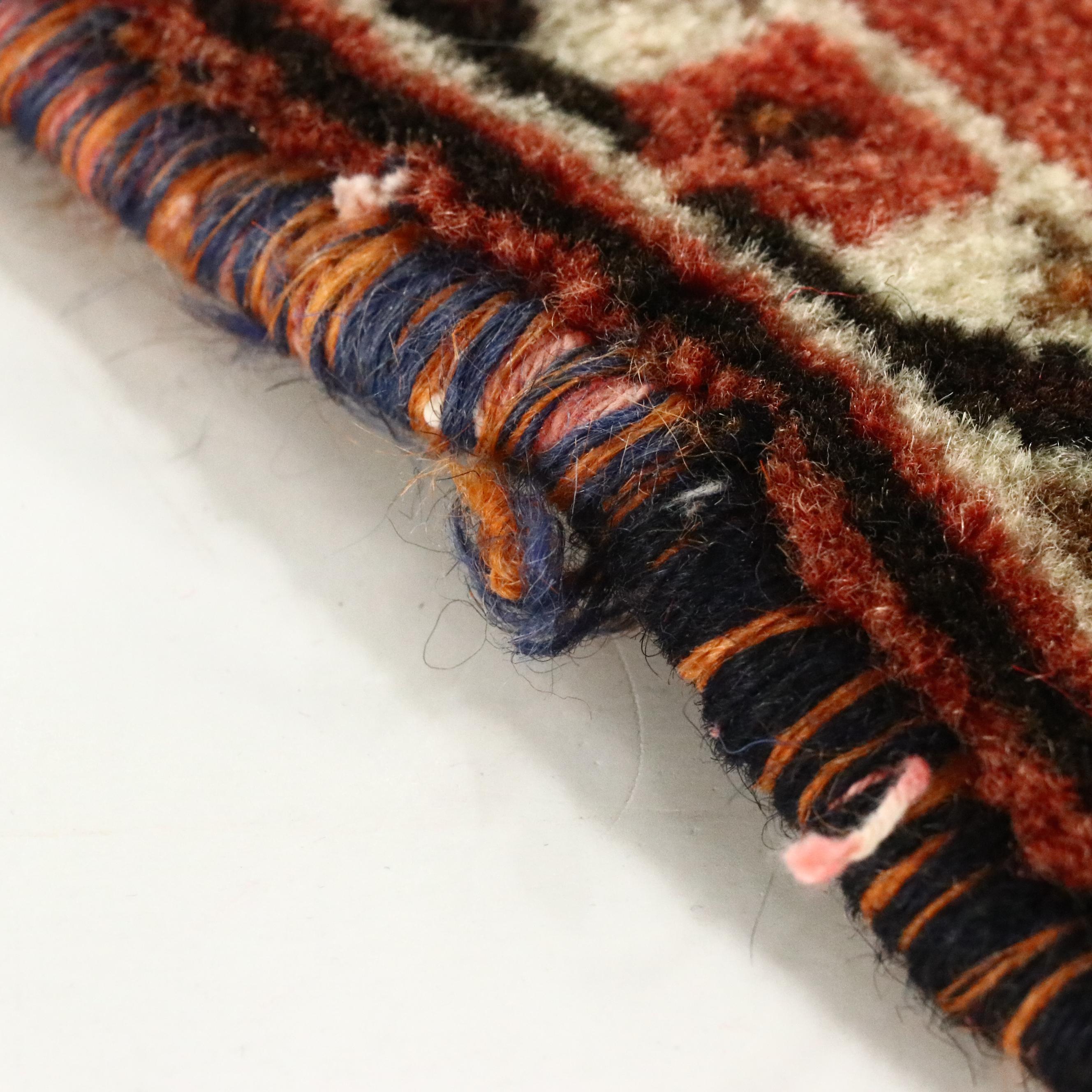 2'2 x 2'3 Hand-Knotted Northwest Persian Pictorial Accent Rug