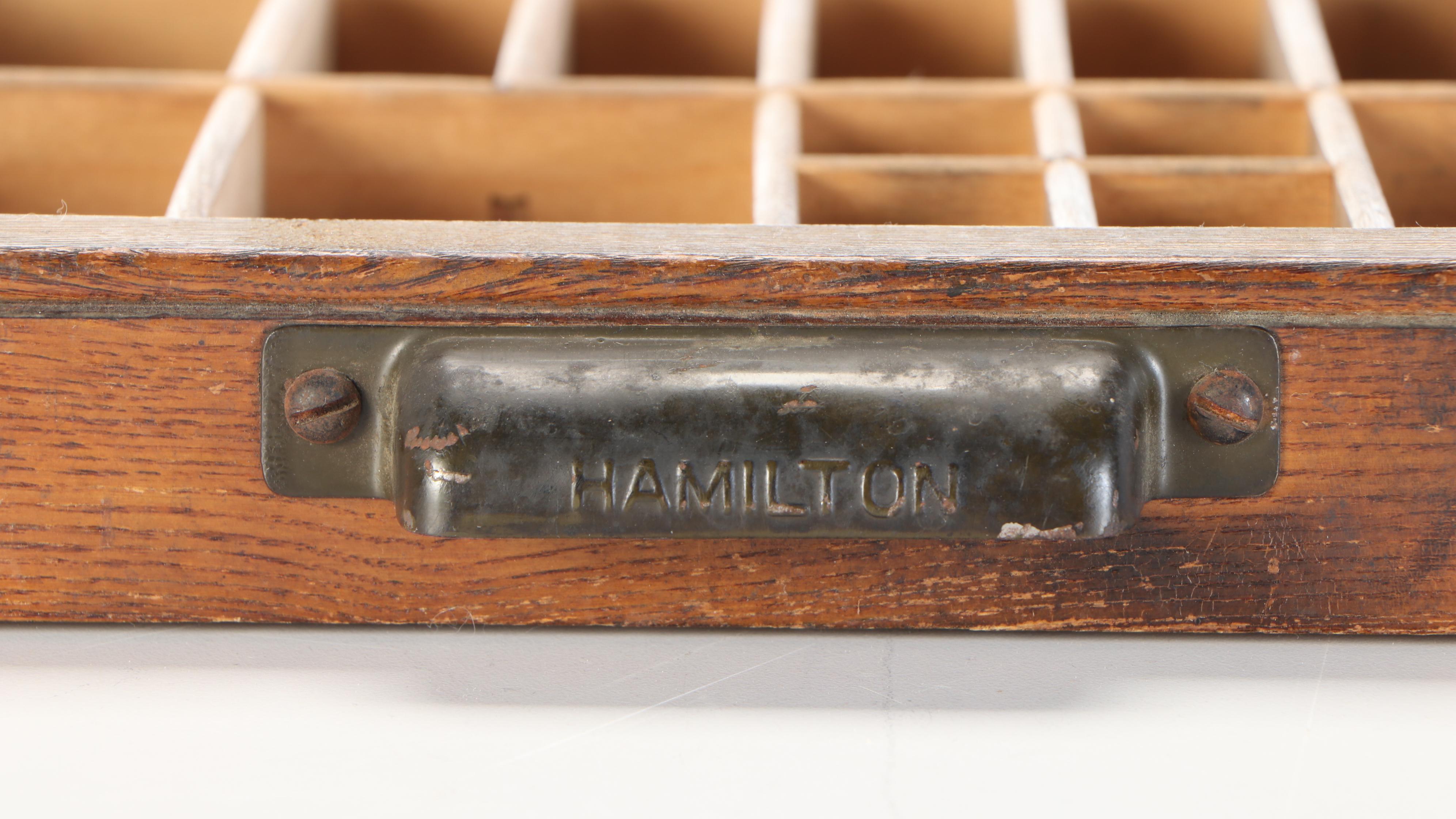 Letterpress Printer's Typesetting Tray