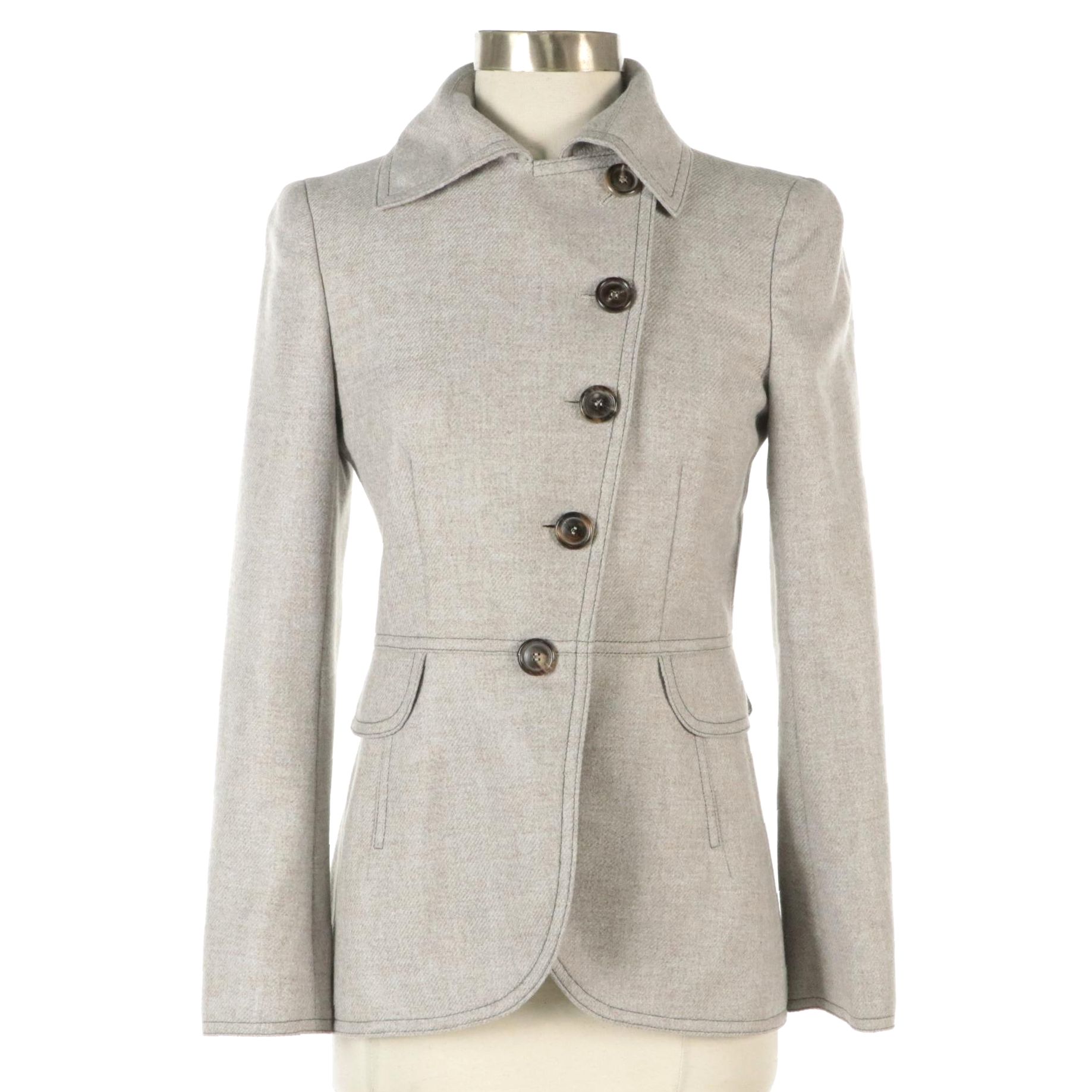 Akris Semi-Fitted Cashmere Jacket