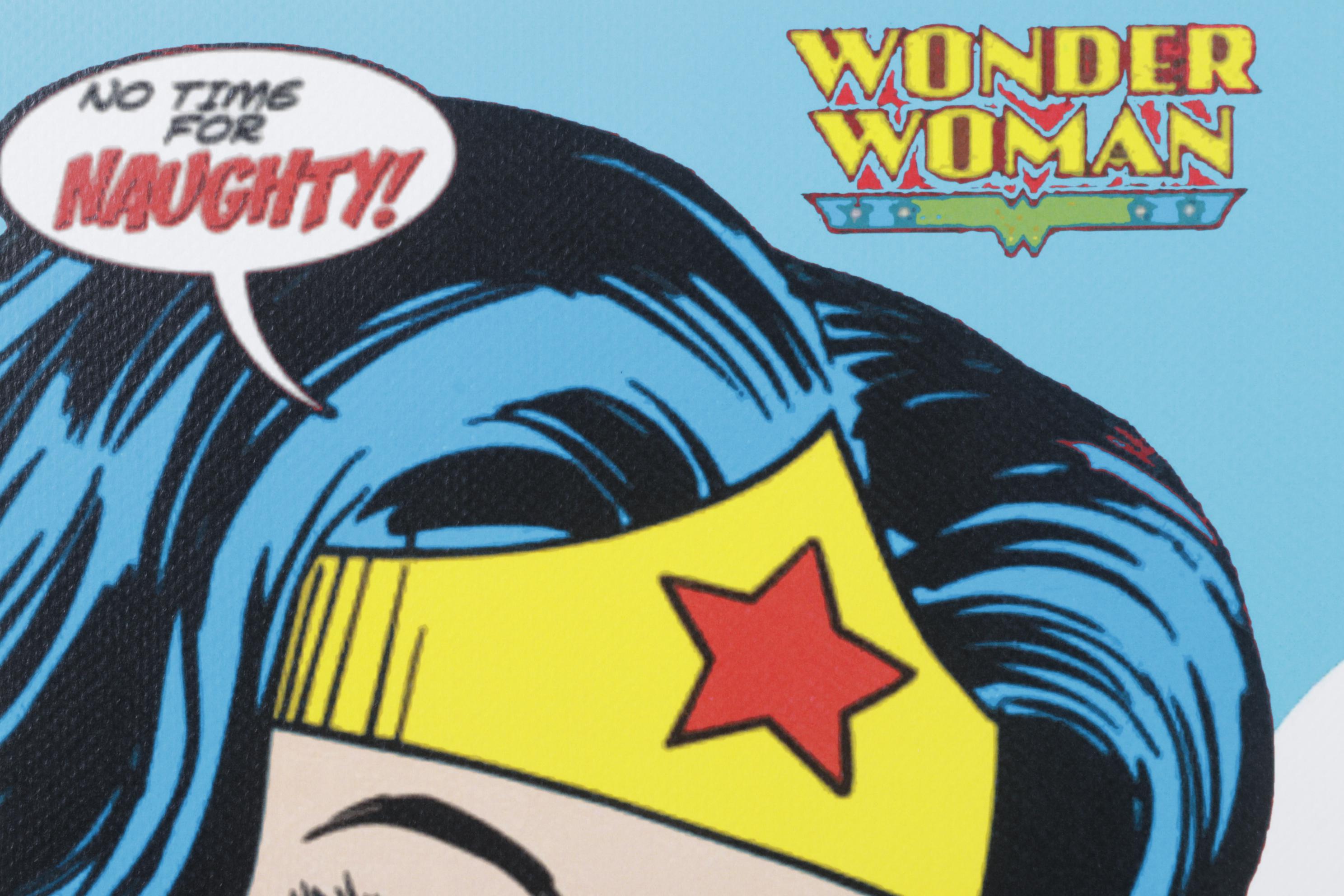 Death NYC Pop Art Graphic Print Featuring Wonder Woman x Murakami, 2025