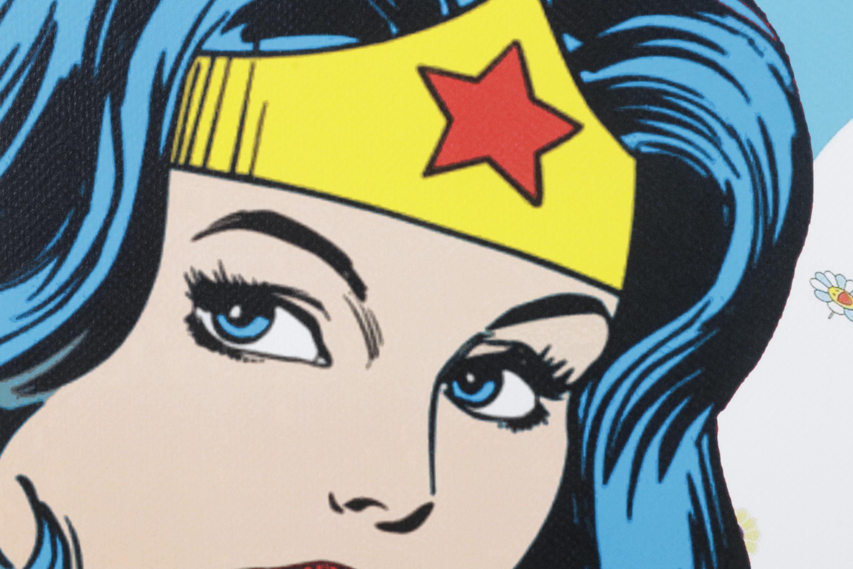 Death NYC Pop Art Graphic Print Featuring Wonder Woman x Murakami, 2025
