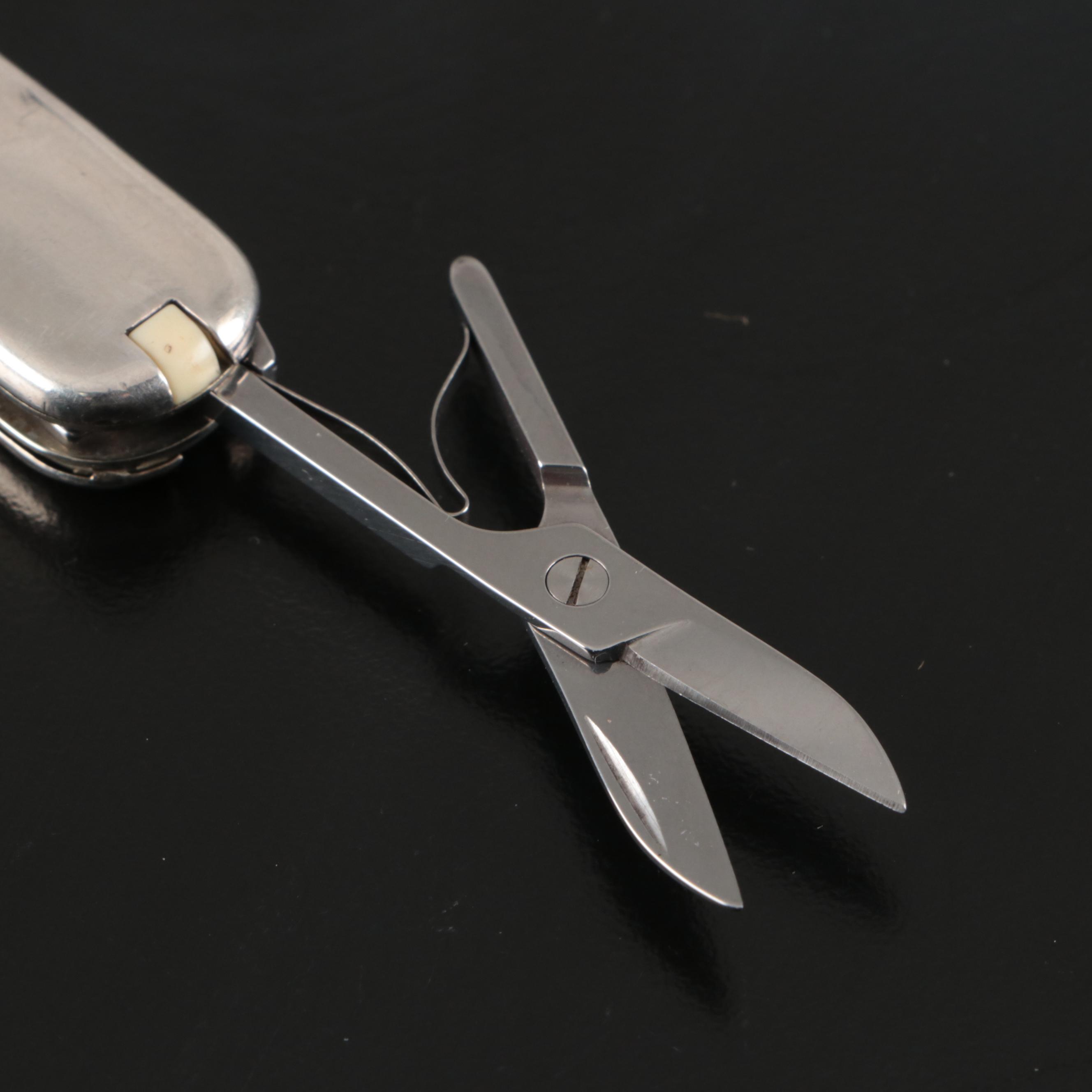 Tiffany & Co. 18K Gold and Sterling Silver Capped Swiss Army Knife