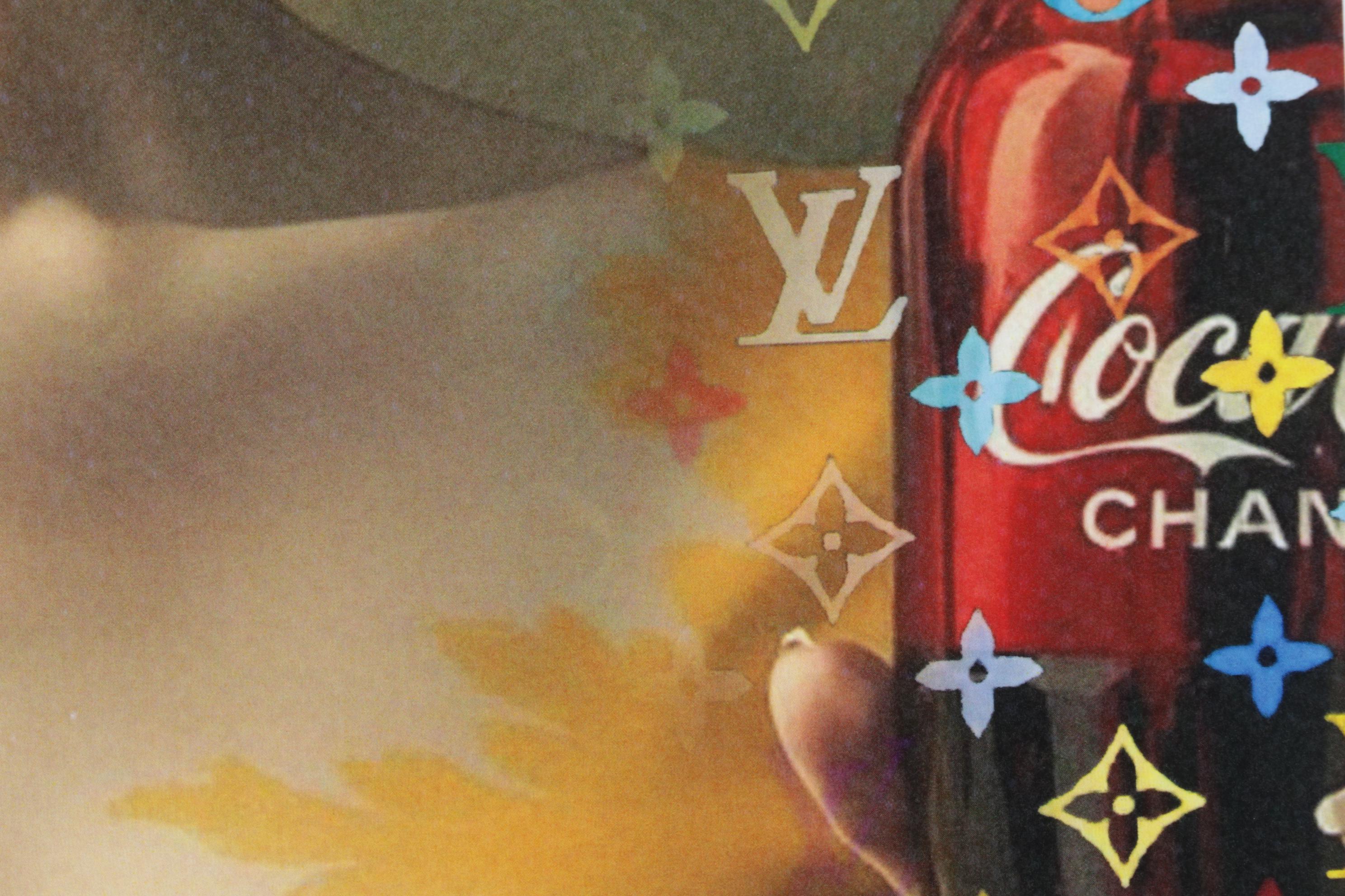 Death NYC Pop Art Homage to Louis Vuitton x Coca-Cola, 2025