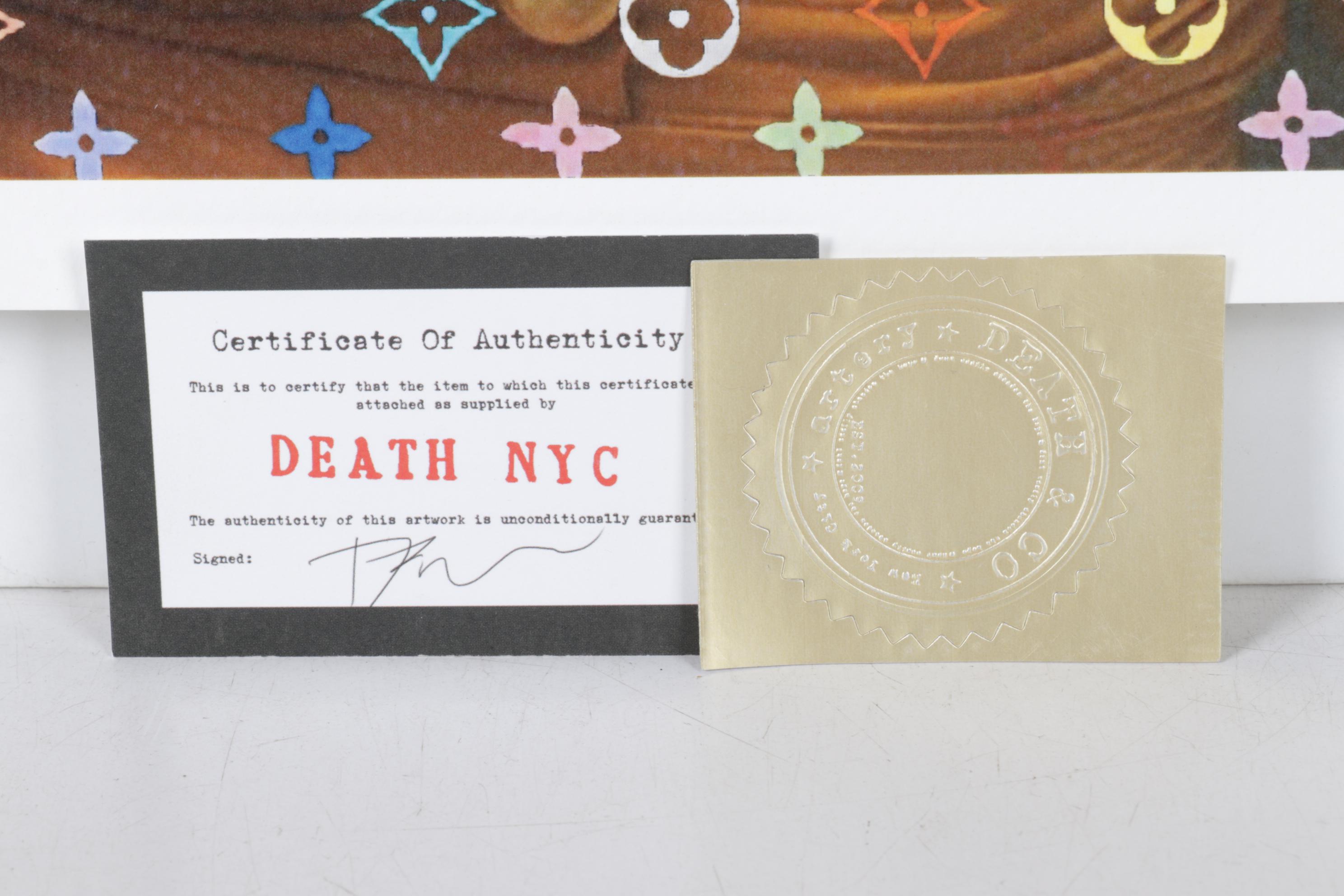 Death NYC Pop Art Homage to Louis Vuitton x Coca-Cola, 2025