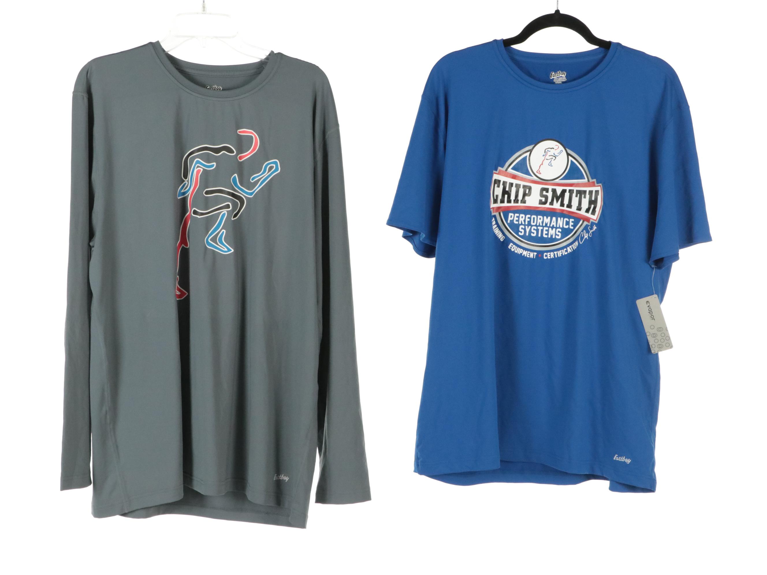 Men's Eastbay Chip Smith Performance Systems Logo T-Shirts, With Tags