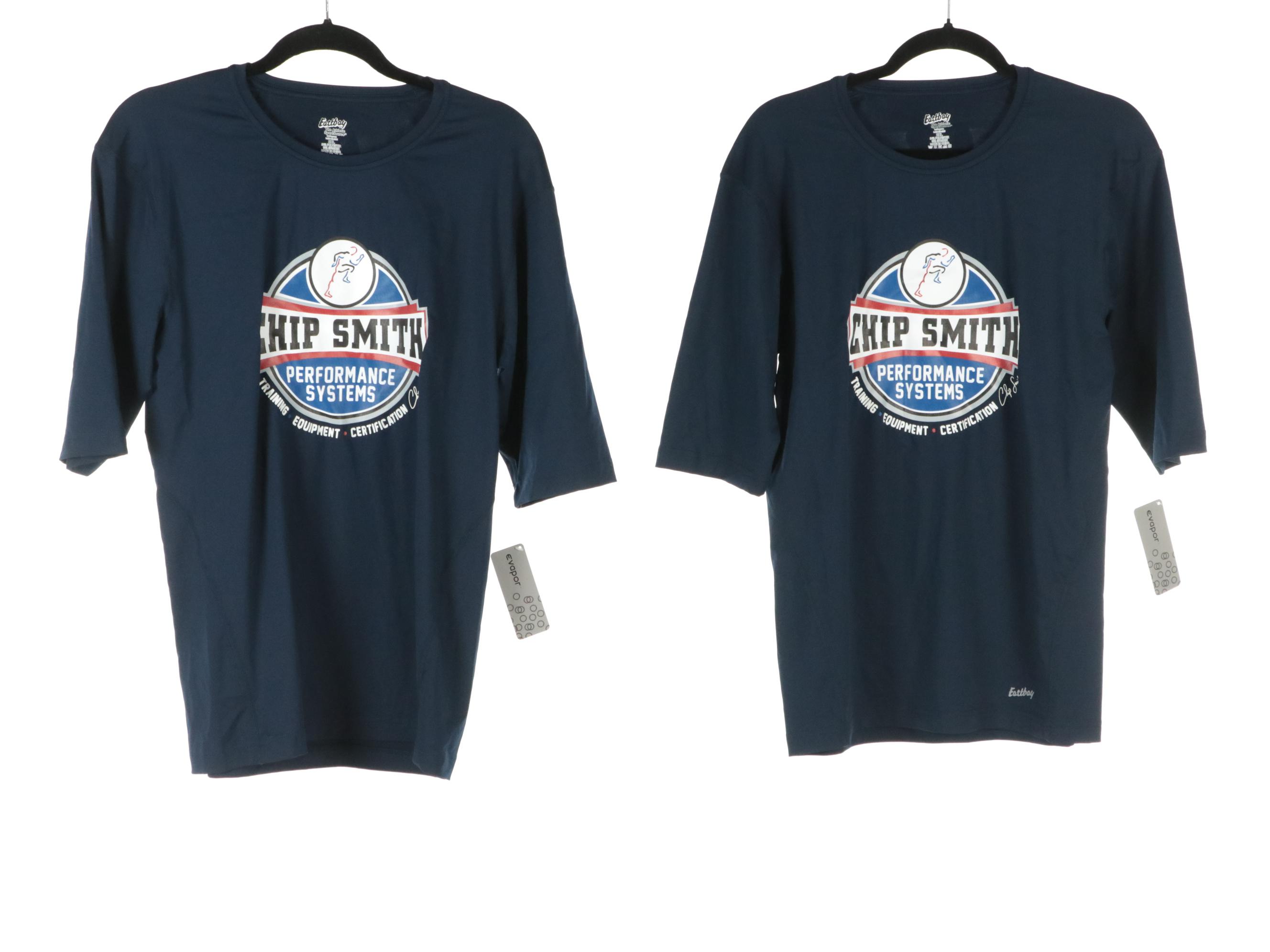 Men's Eastbay Chip Smith Performance Systems Logo T-Shirts, With Tags