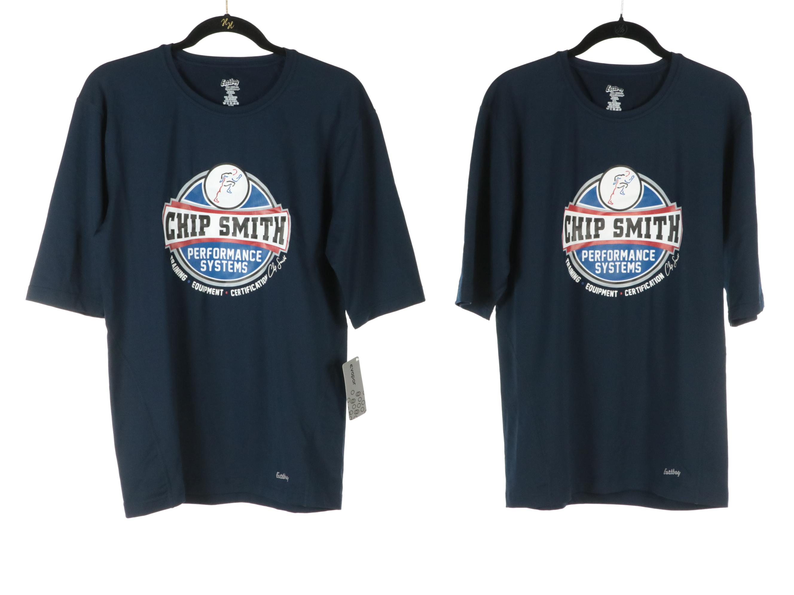 Men's Eastbay Chip Smith Performance Systems Logo T-Shirts, With Tags