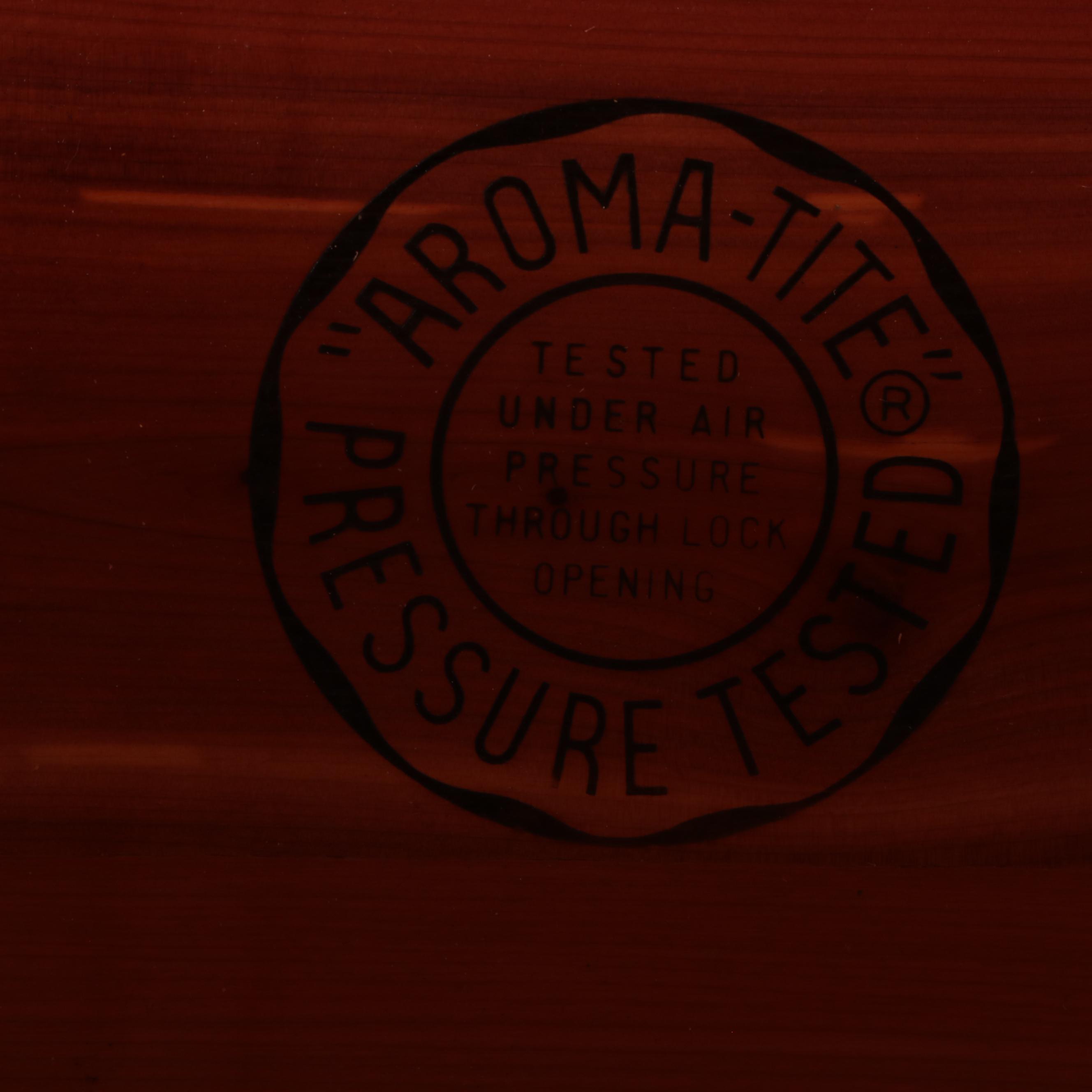 Lane "Aroma-Tite" Mid Century Modern Walnut, Ash, and Cedar Blanket Chest