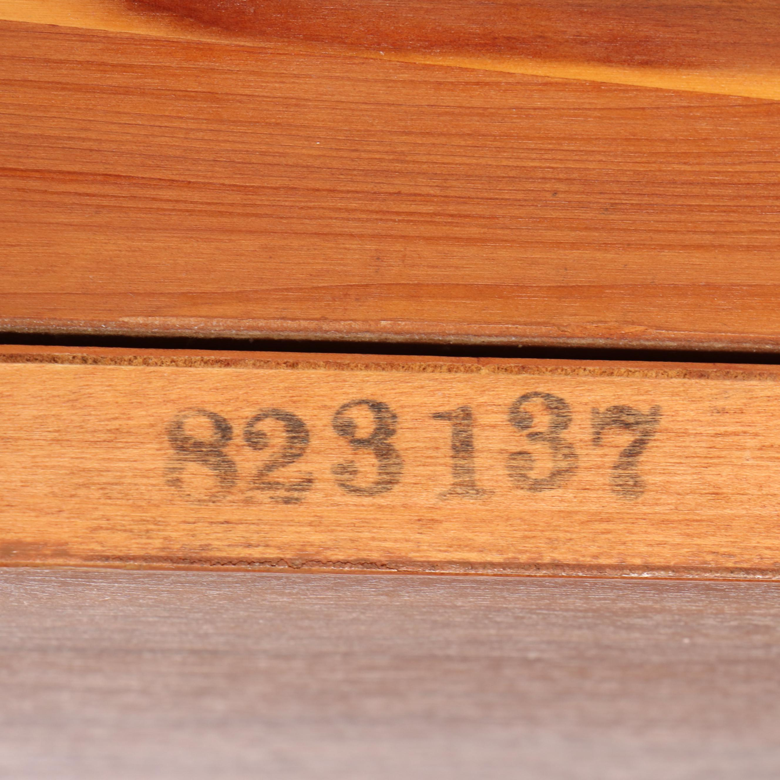 Lane "Aroma-Tite" Mid Century Modern Walnut, Ash, and Cedar Blanket Chest