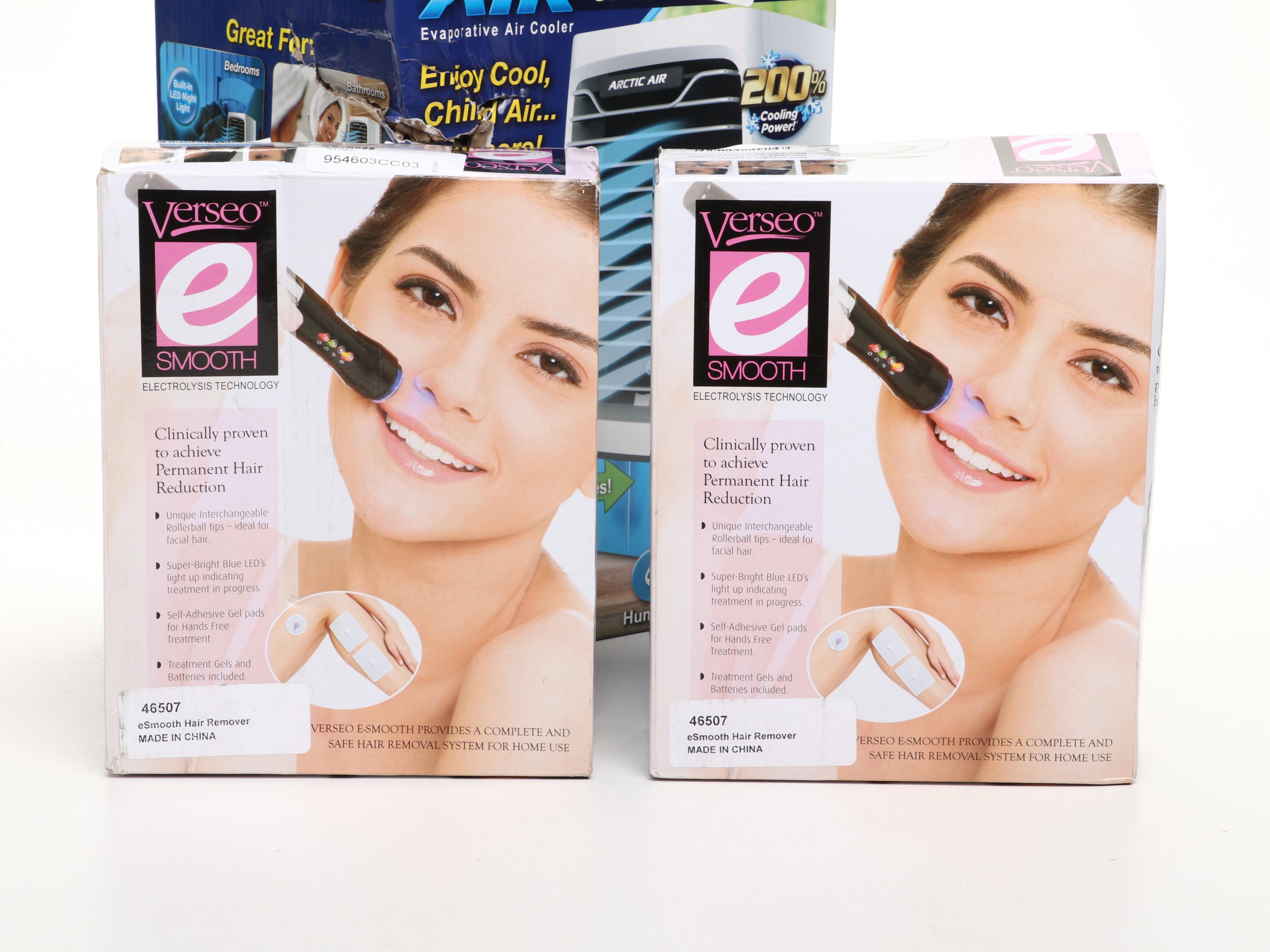 Arctic Air Chill Zone XL Evaporative Air Cooler with Other Home Accessories