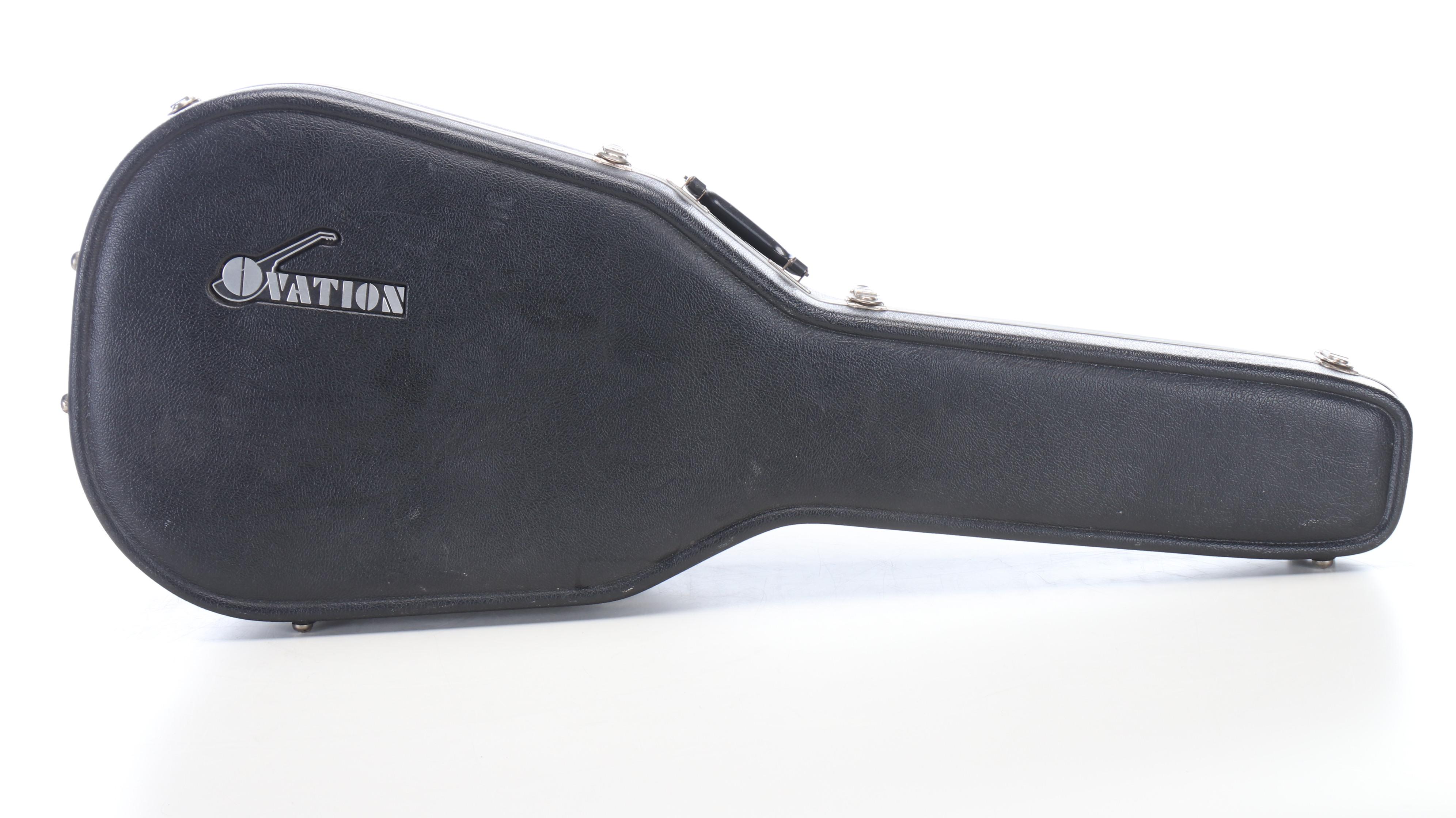 Ovation Standard Elite Acoustic Electric Guitar with Hardshell Case and Stand