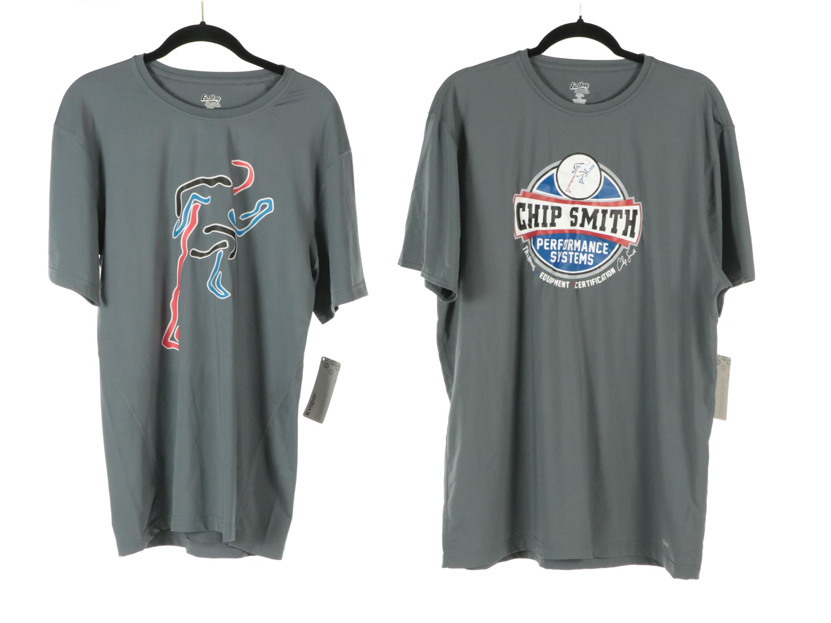 Men's Eastbay Chip Smith Performance Systems Logo T-Shirts, With Tags