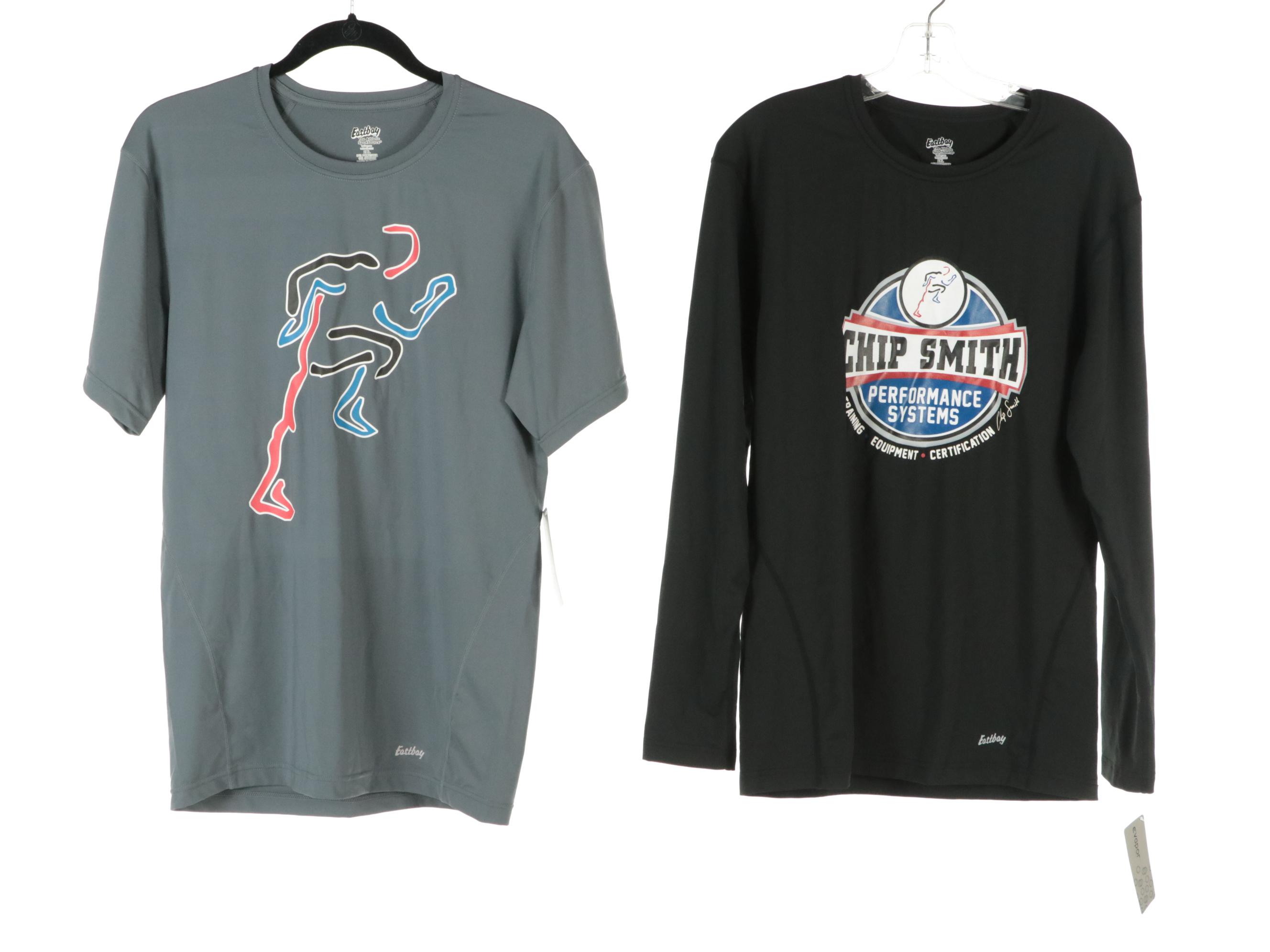 Men's Eastbay Chip Smith Performance Systems Logo T-Shirts, With Tags
