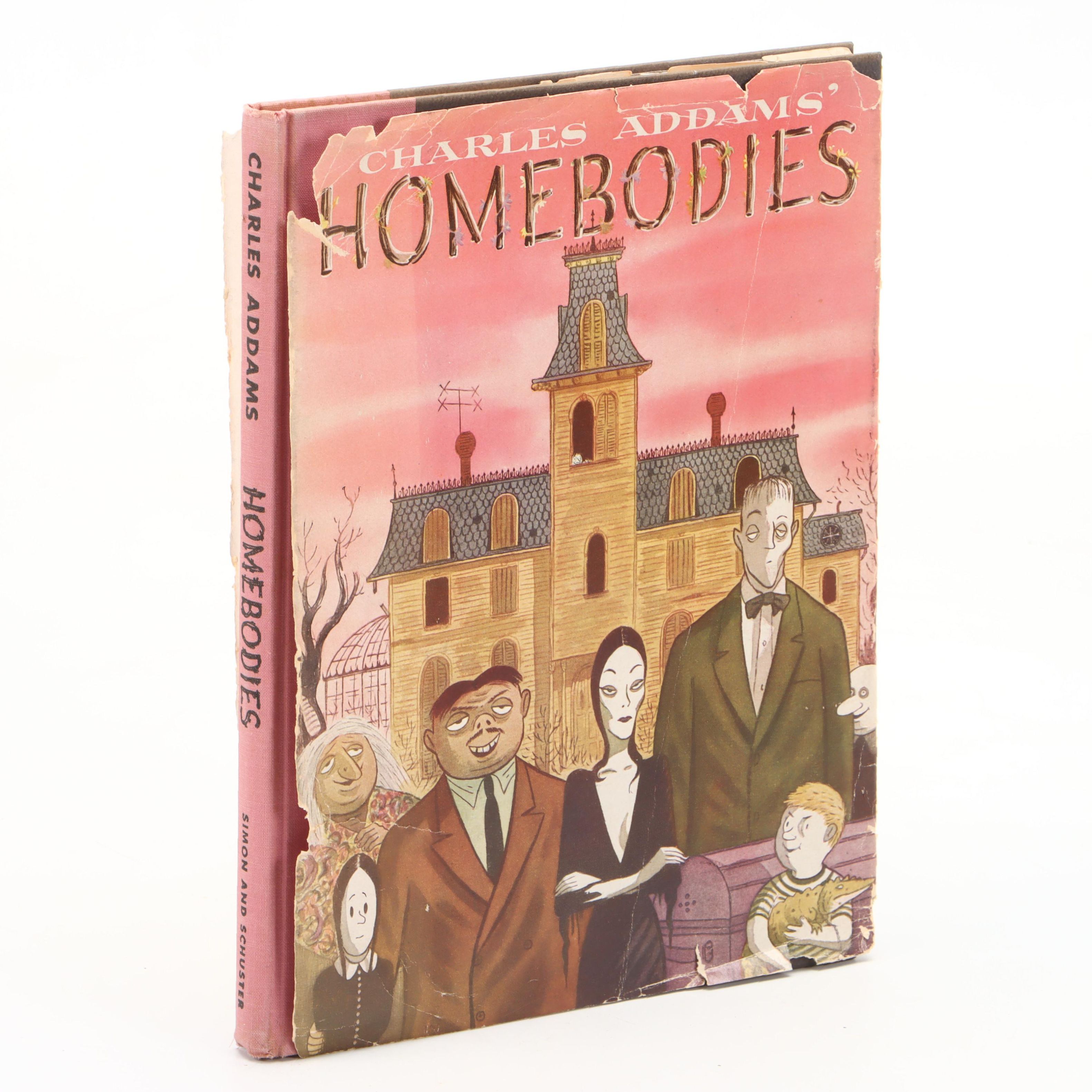 First Edition, First Printing "Homebodies" by Charles Addams, 1954