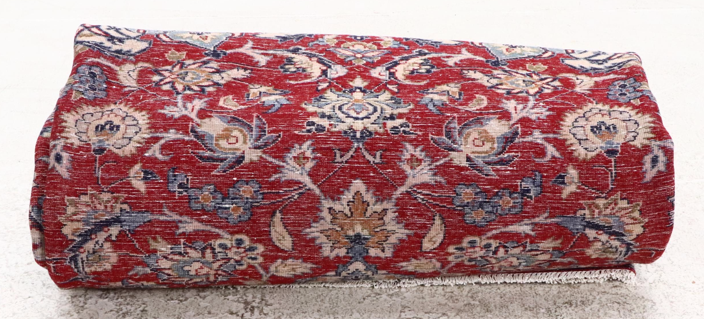 9'8 x 13'3 Hand-Knotted Persian Mashhad Room Sized Rug