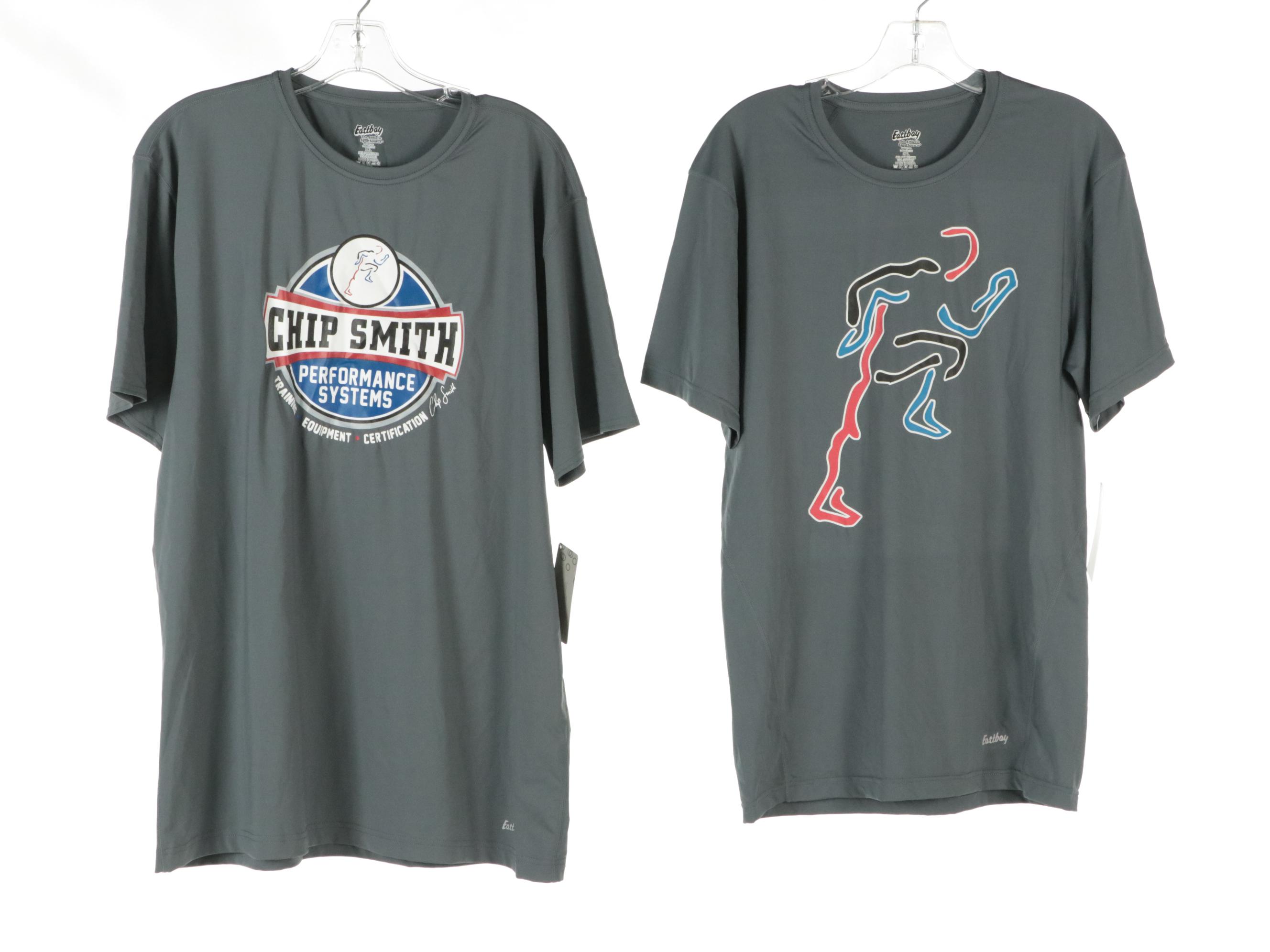 Men's Eastbay Chip Smith Performance Systems Logo T-Shirts, With Tags