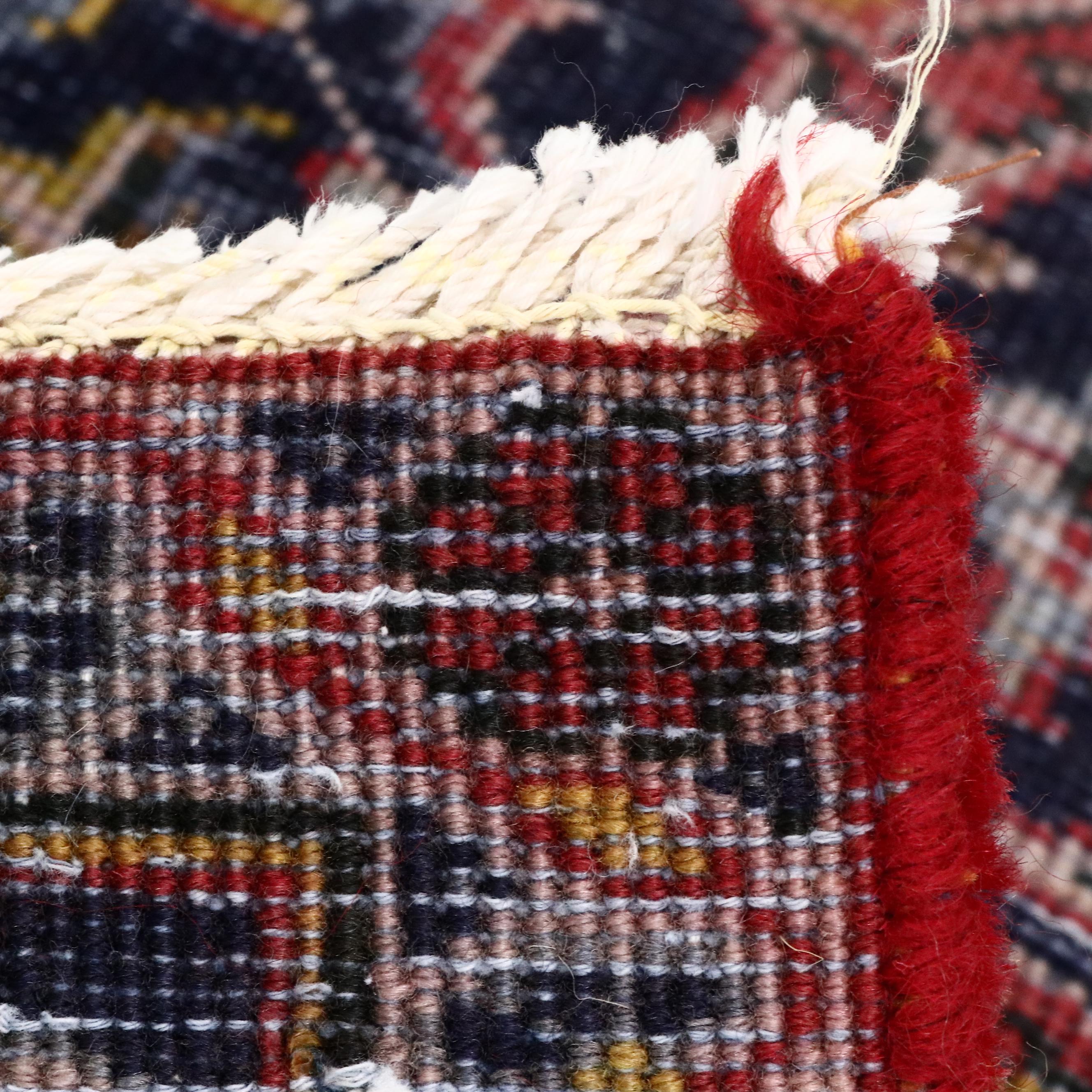 8'10 x 12'6 Hand-Knotted Persian Kashan Room-Sized Rug