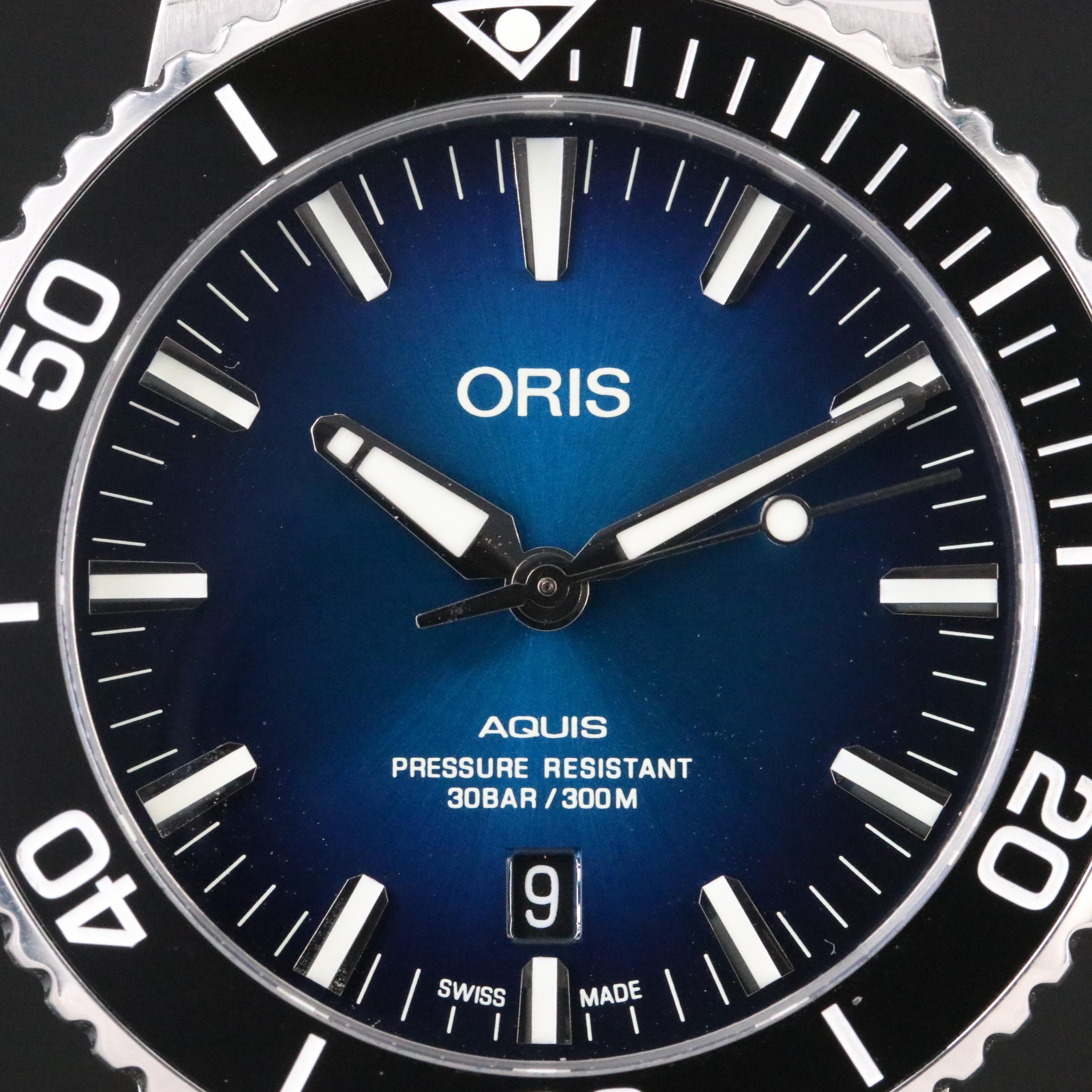 Oris Aquis Clipperton Limited Edition Blue Dial 43.5mm Steel Automatic Watch