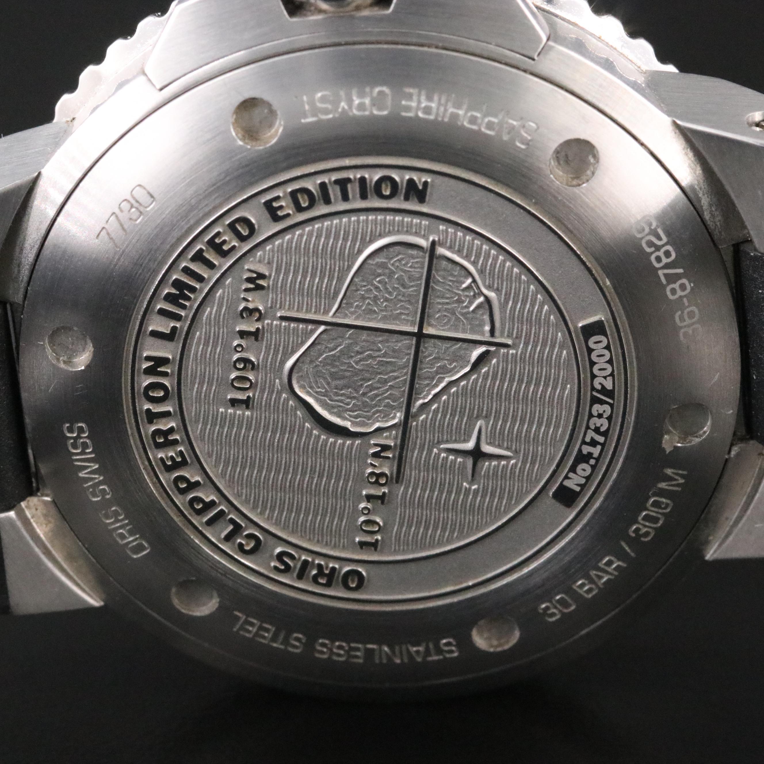 Oris Aquis Clipperton Limited Edition Blue Dial 43.5mm Steel Automatic Watch