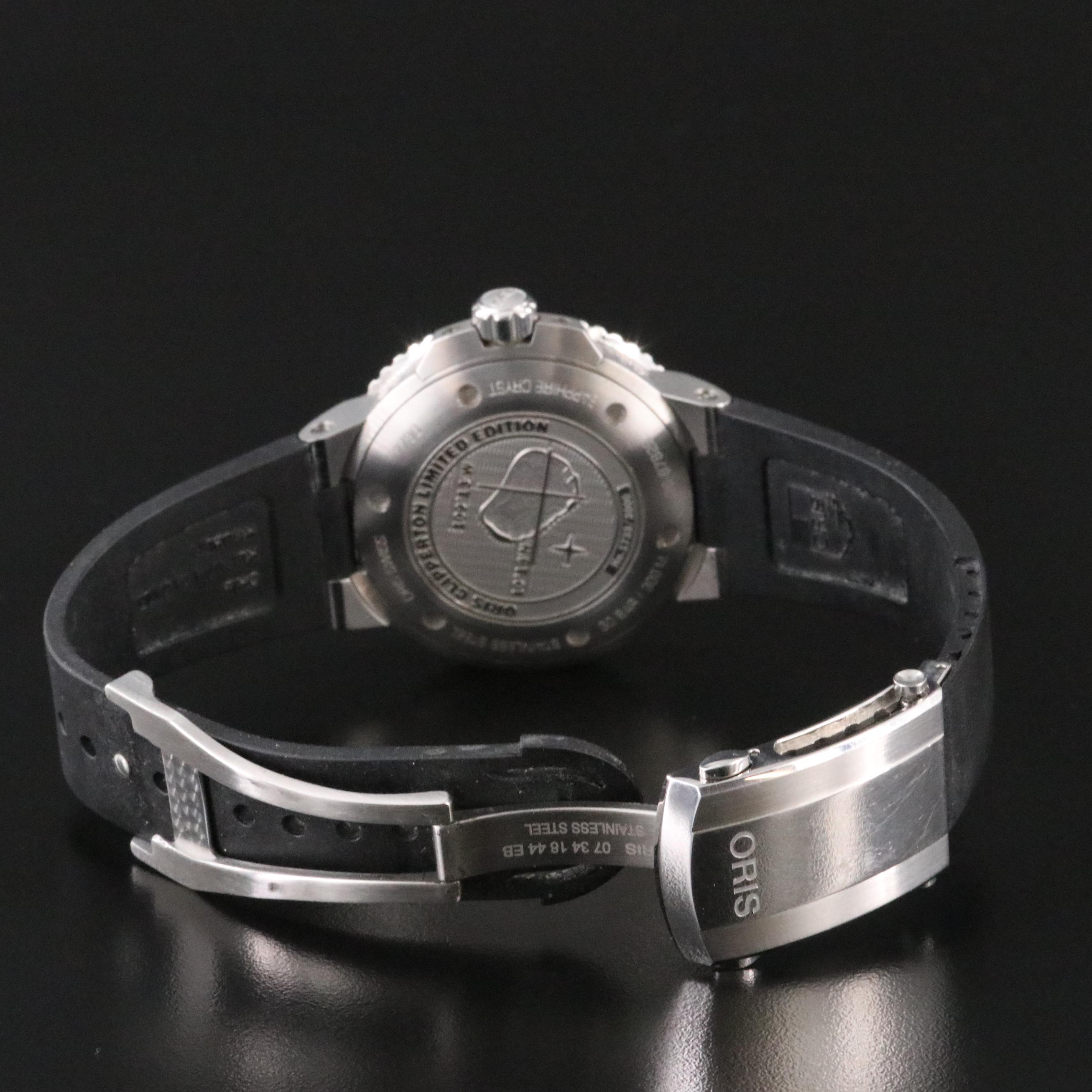 Oris Aquis Clipperton Limited Edition Blue Dial 43.5mm Steel Automatic Watch