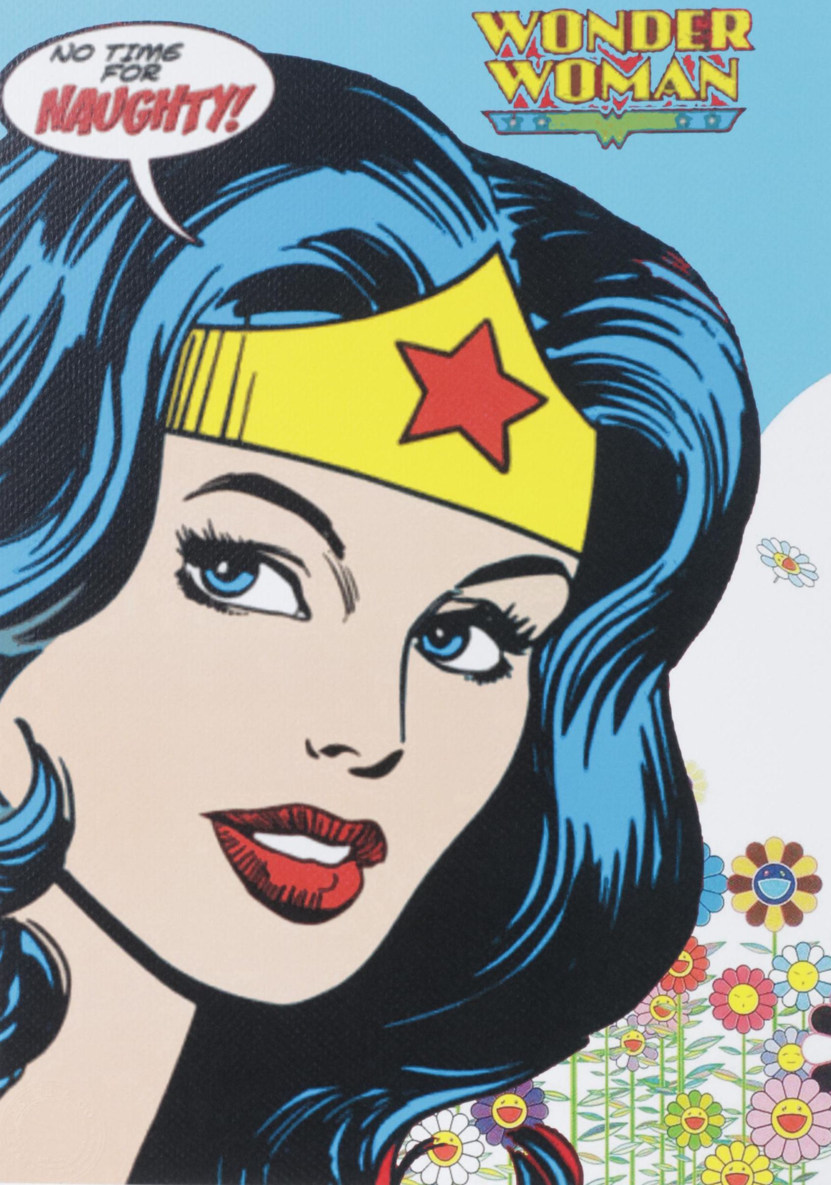 Death NYC Pop Art Graphic Print Featuring Wonder Woman x Murakami, 2025