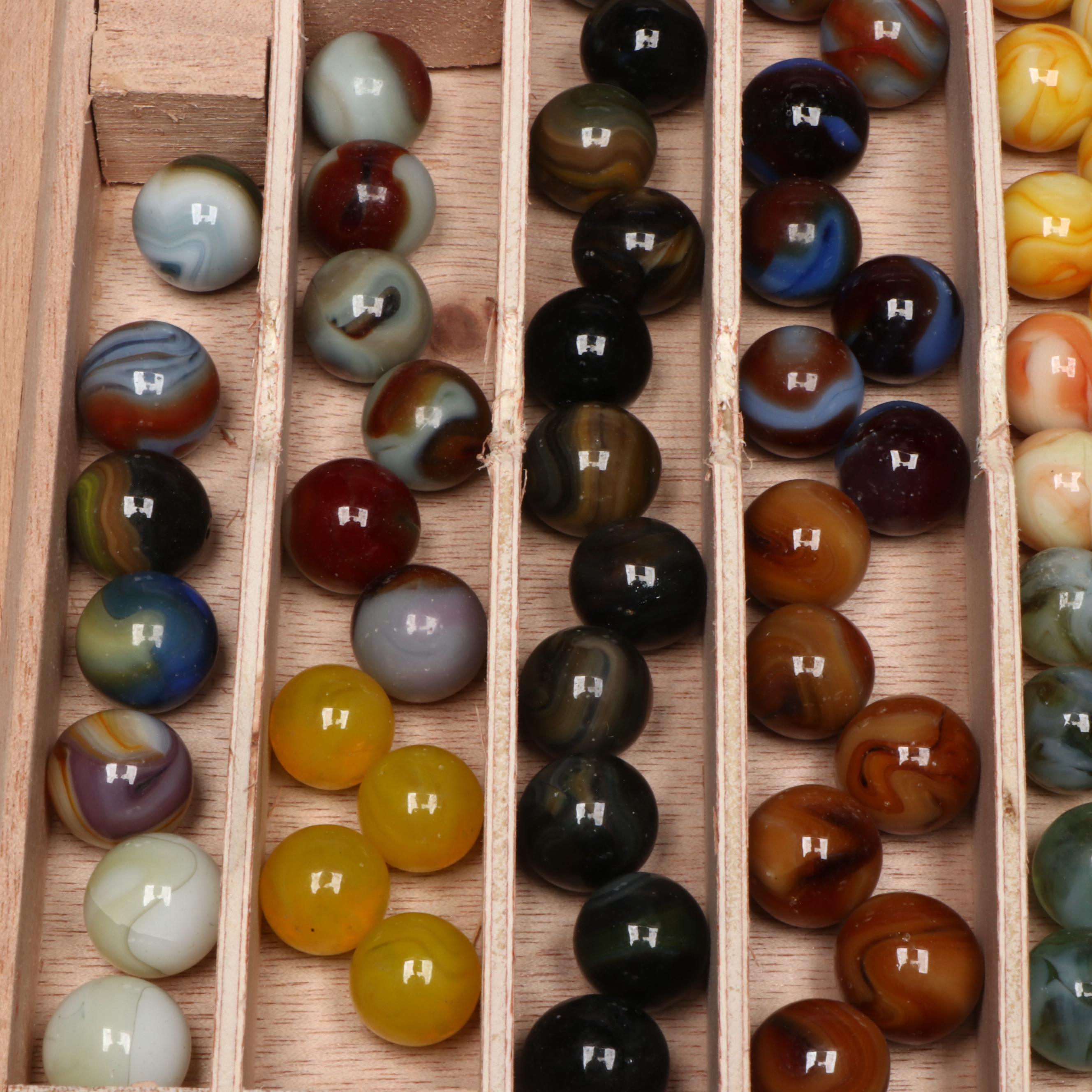 JABO Classics, Swirl, Patch, Tank Wash, Uranium and More Multicolor Marbles