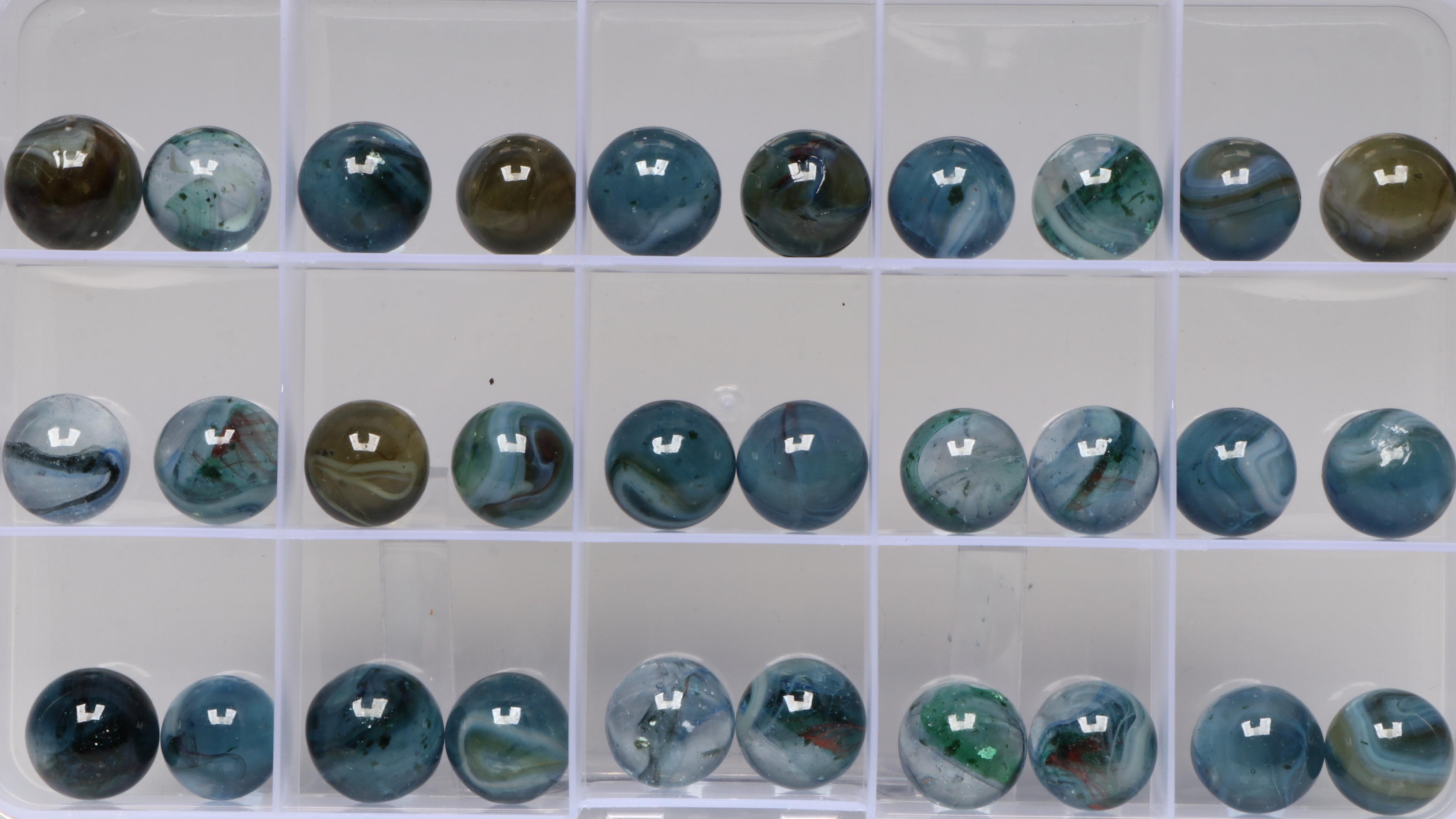 JABO Classics, Swirl, Patch, Tank Wash, Uranium and More Multicolor Marbles